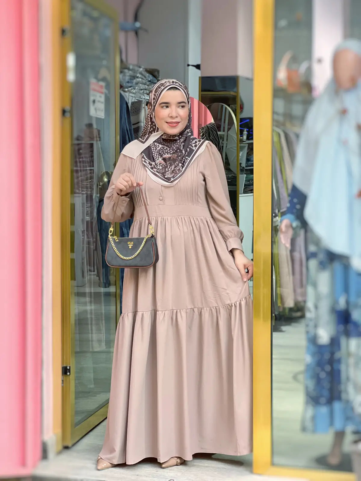 فستان نور بيج