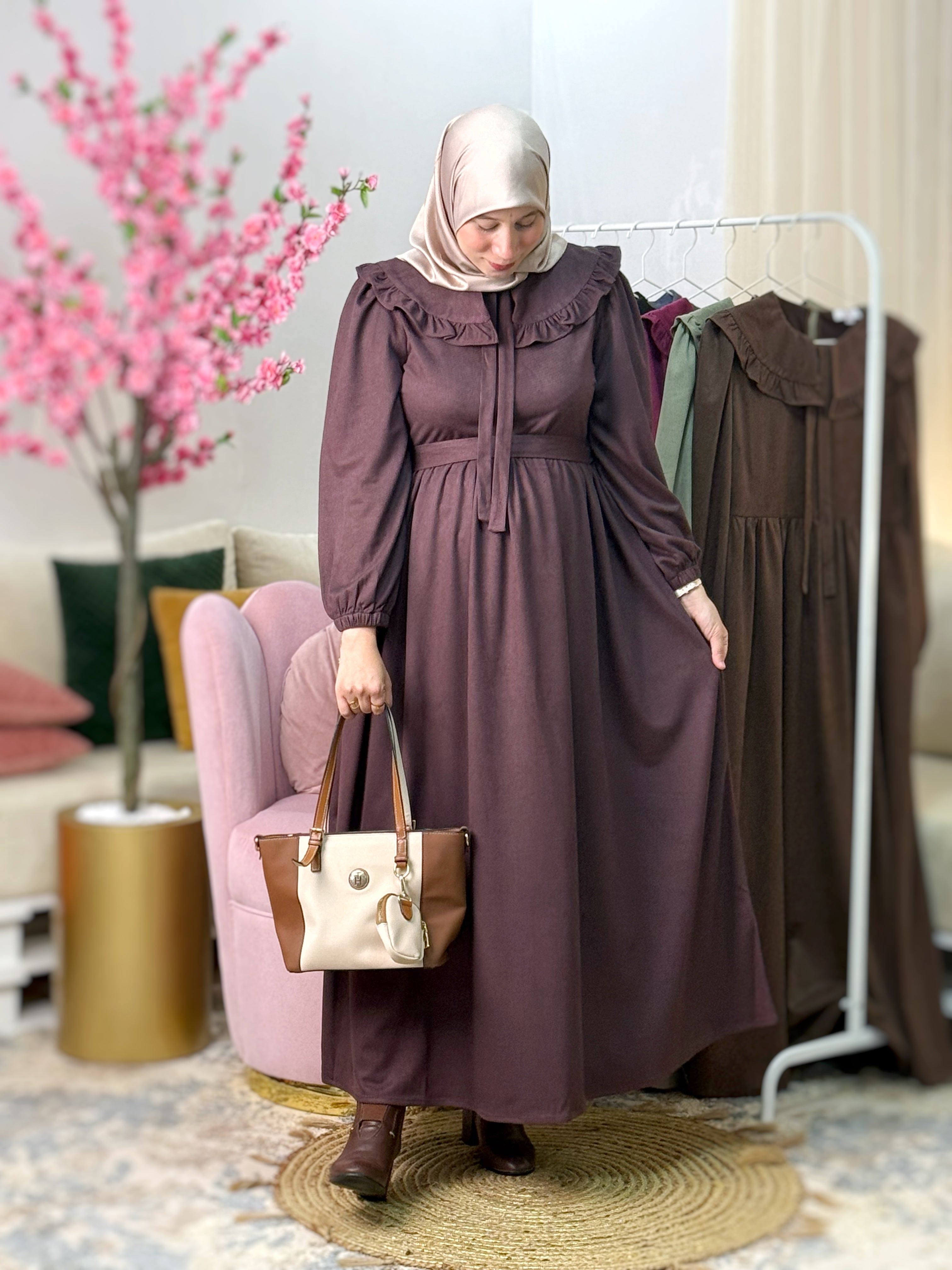 Robe NISRINE Chocolat