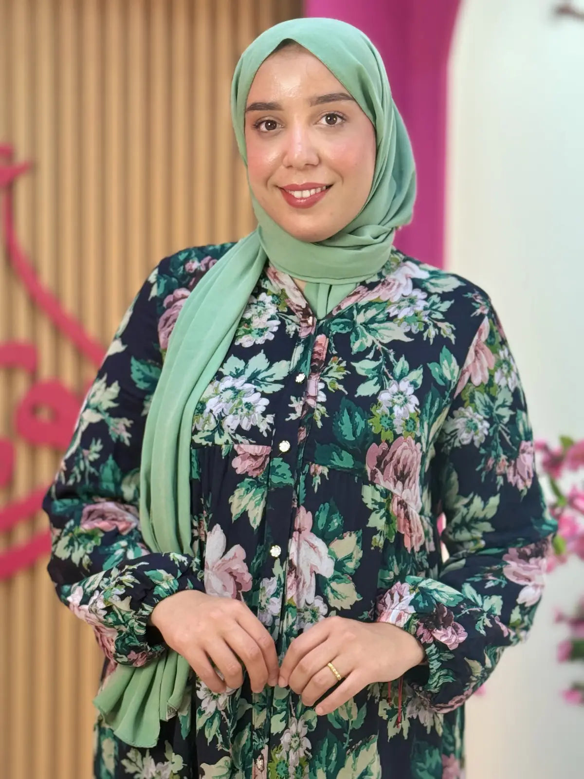 فستان جنة ورد