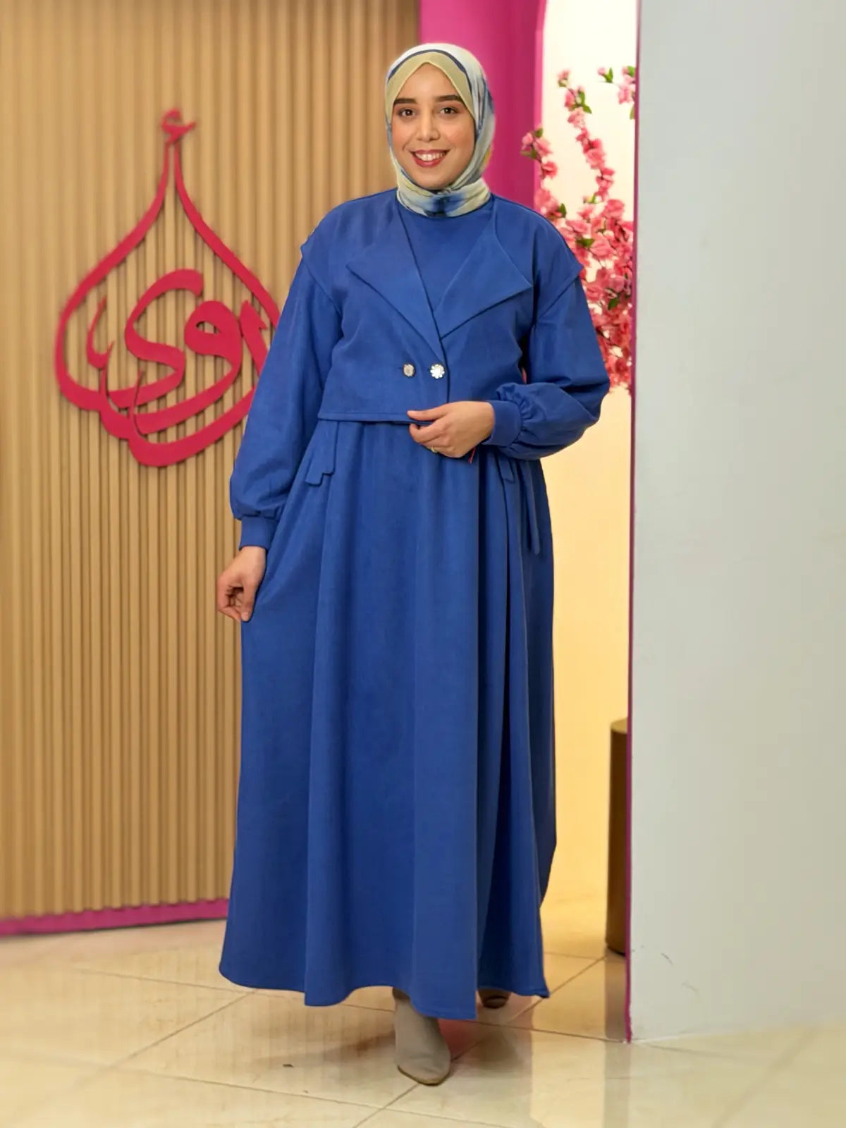 فستان لورا أزرق