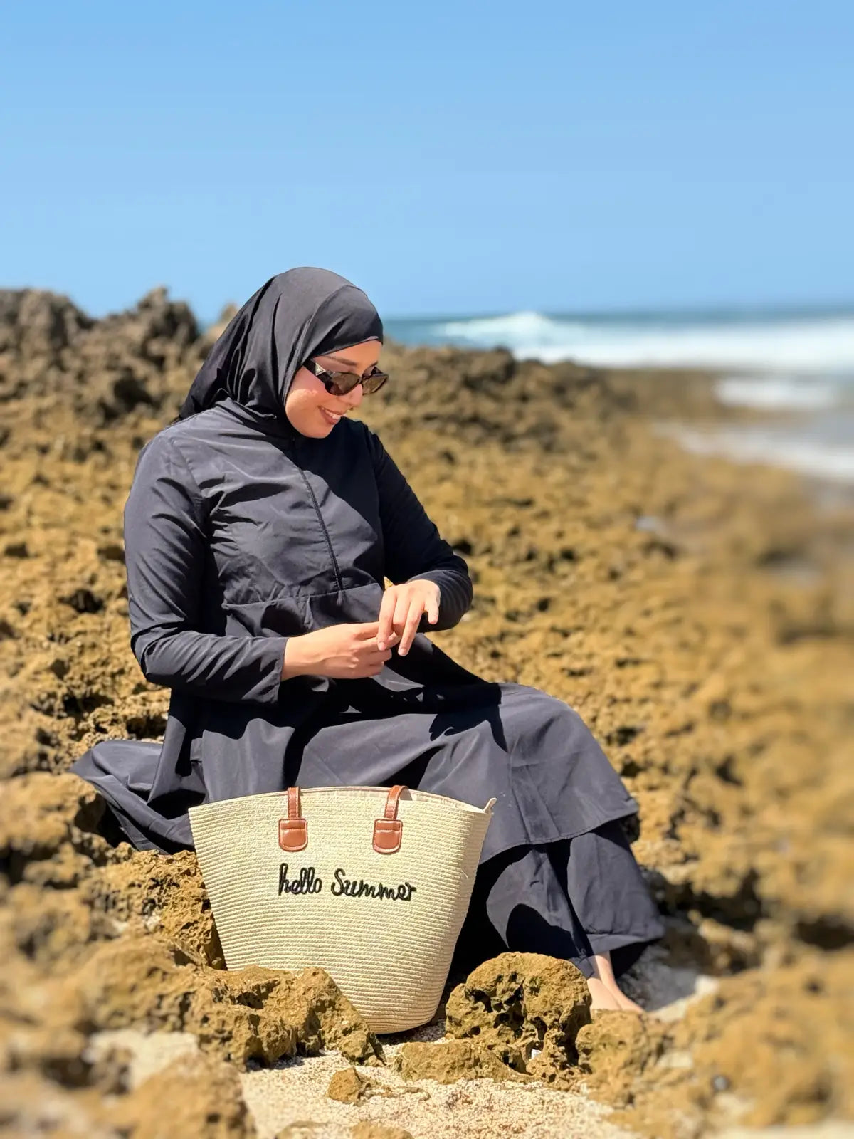 بوركيني موج أسود