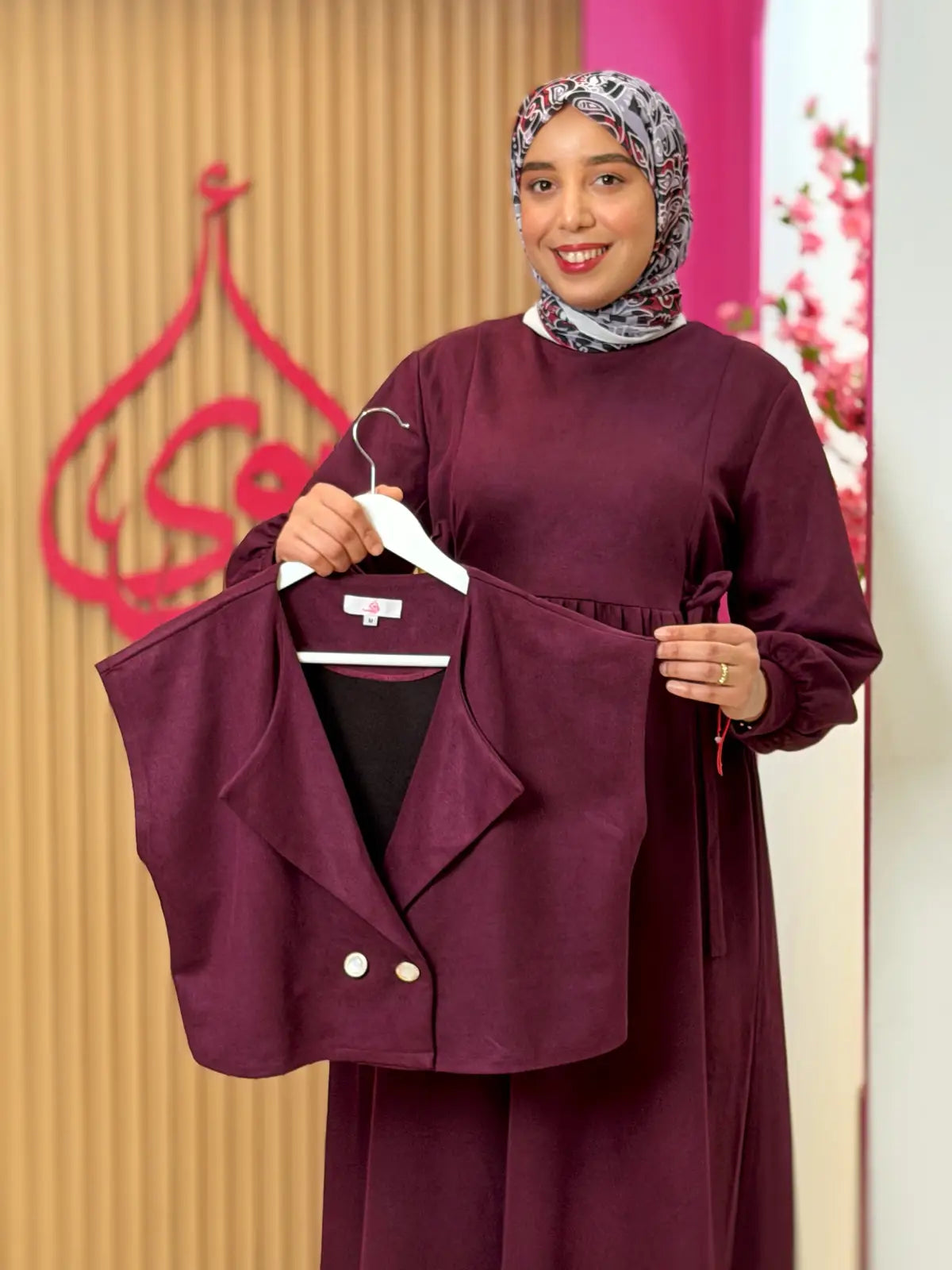 فستان لورا بنفسجي