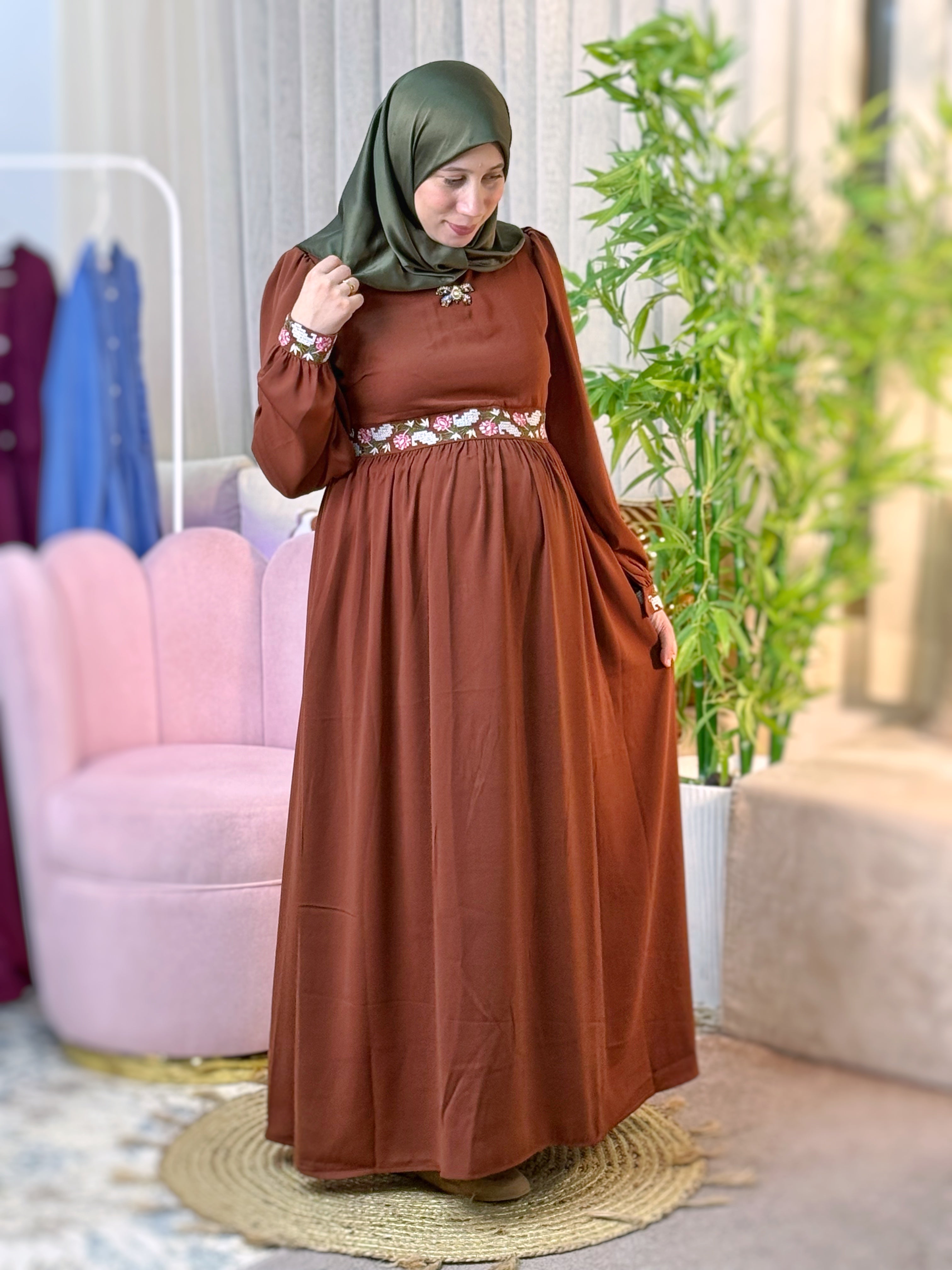 Robe FIRDAOUS Marron