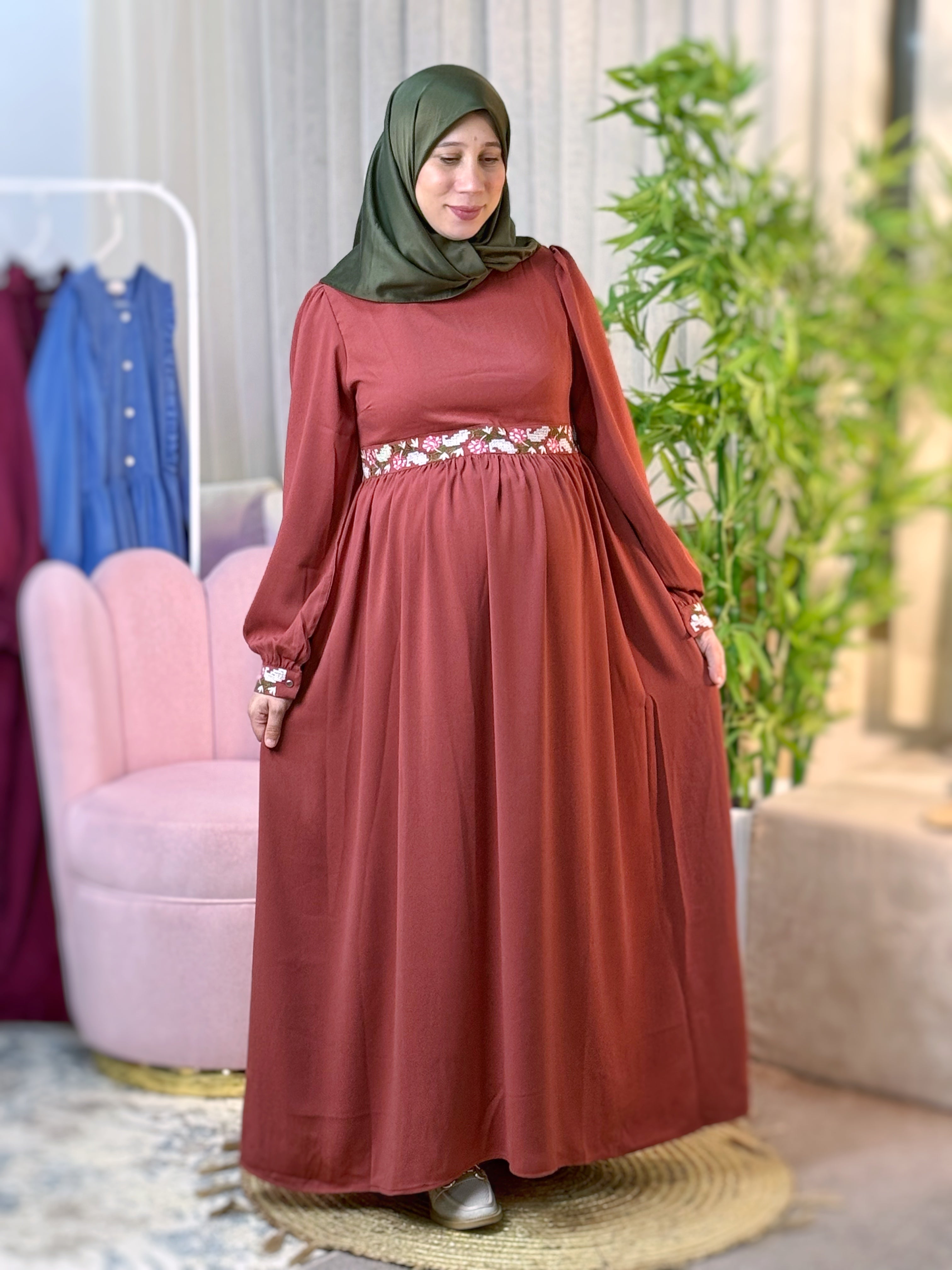 Robe FIRDAOUS Rouge Brique