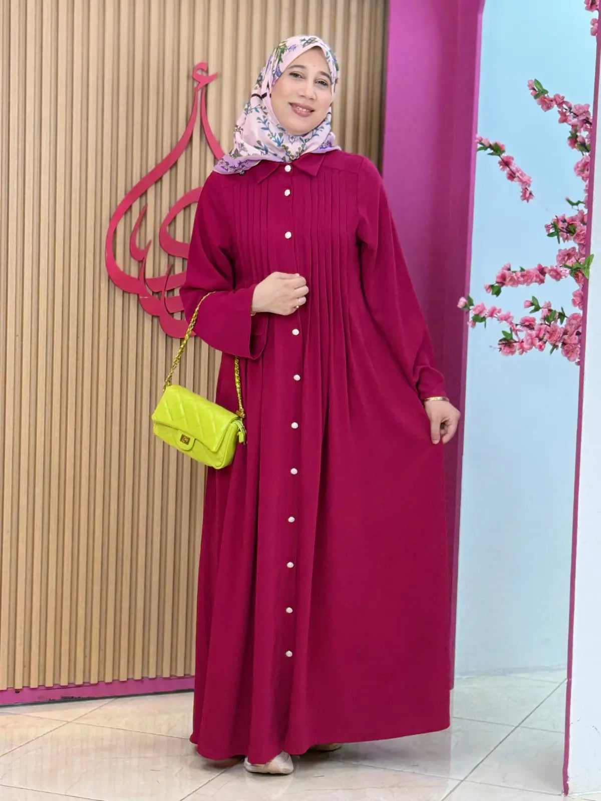 فستان ريماس فوشيا