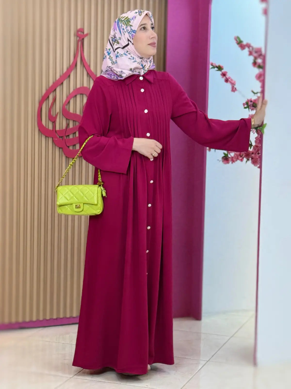 فستان ريماس فوشيا