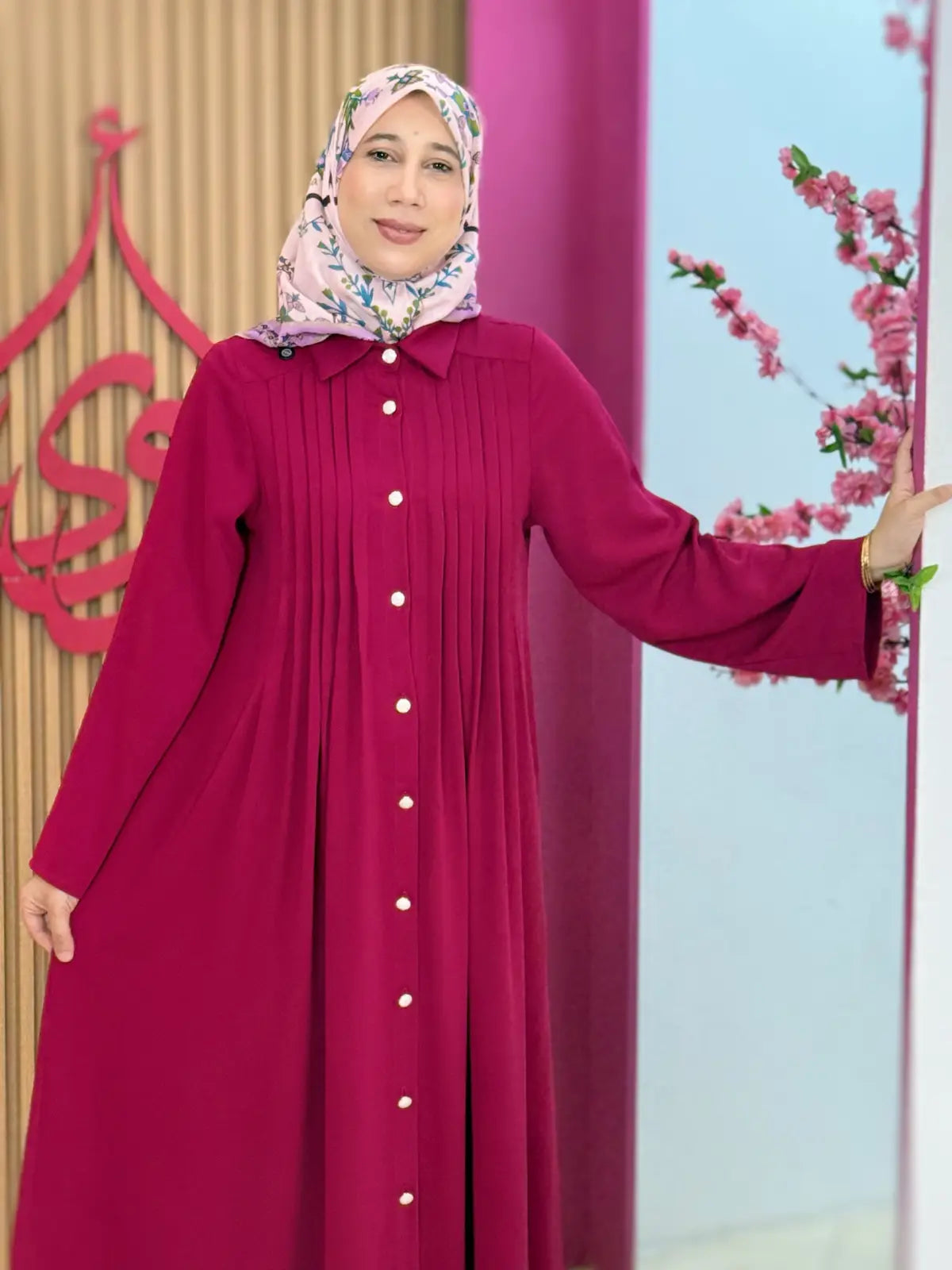 فستان ريماس فوشيا