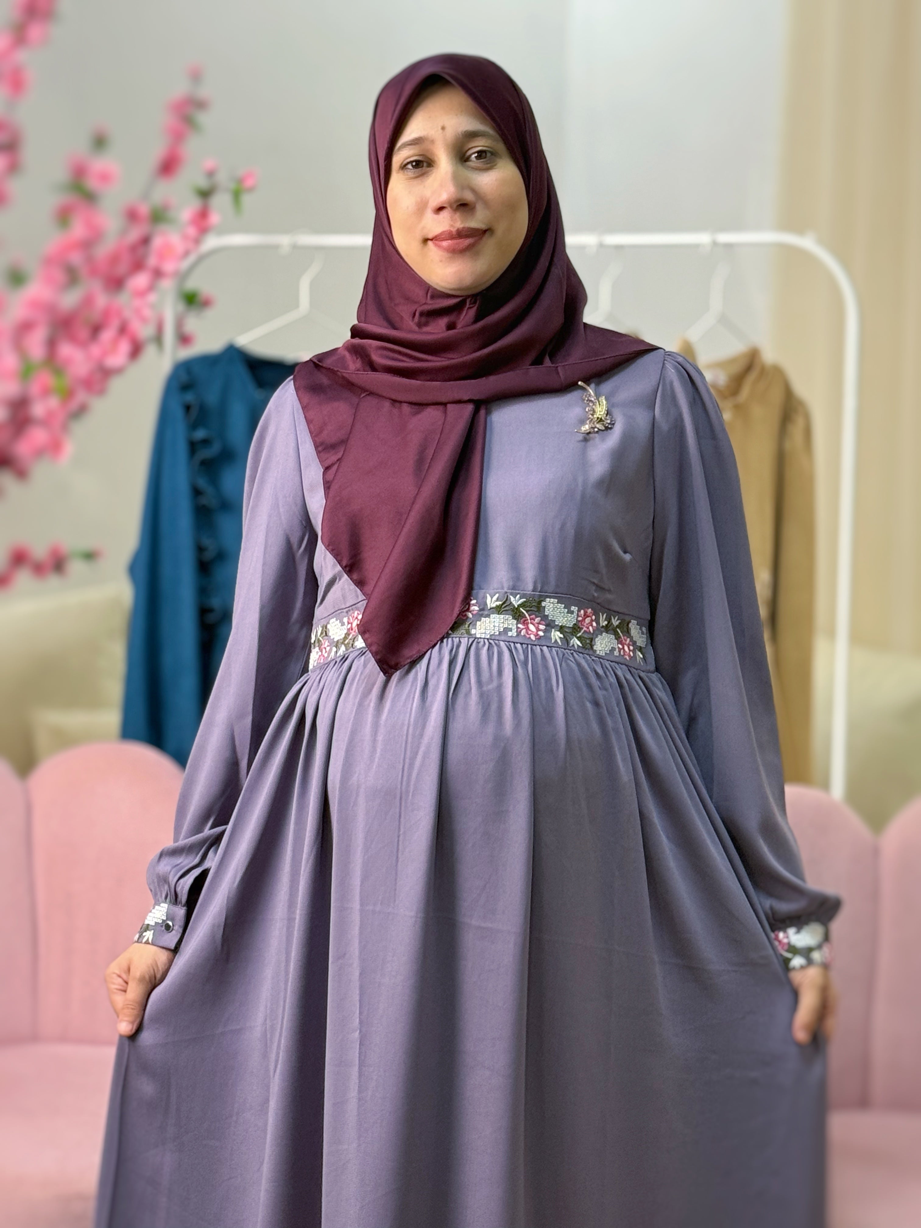Robe FIRDAOUS Mauve Iris