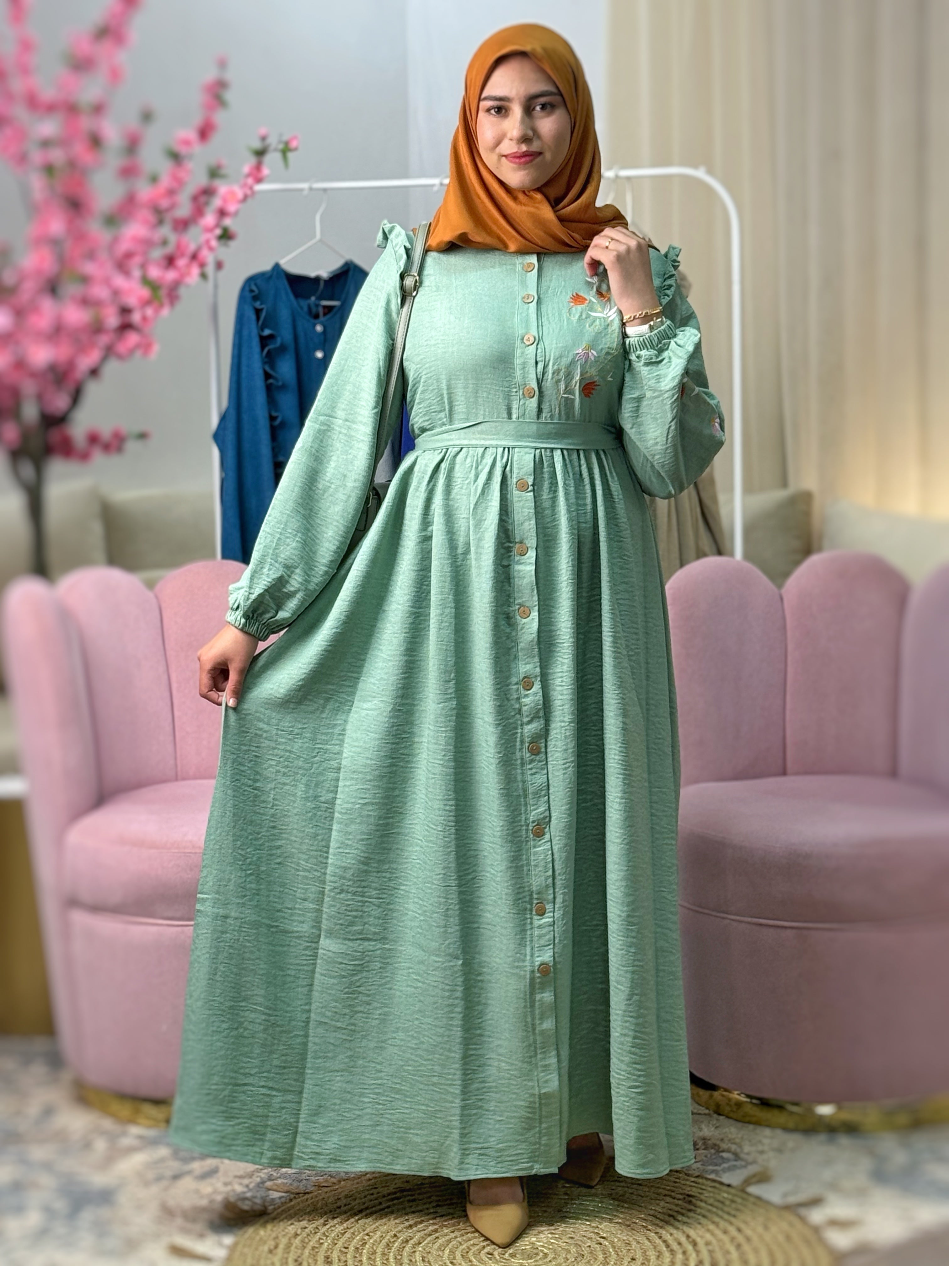 Robe CELIA Vert