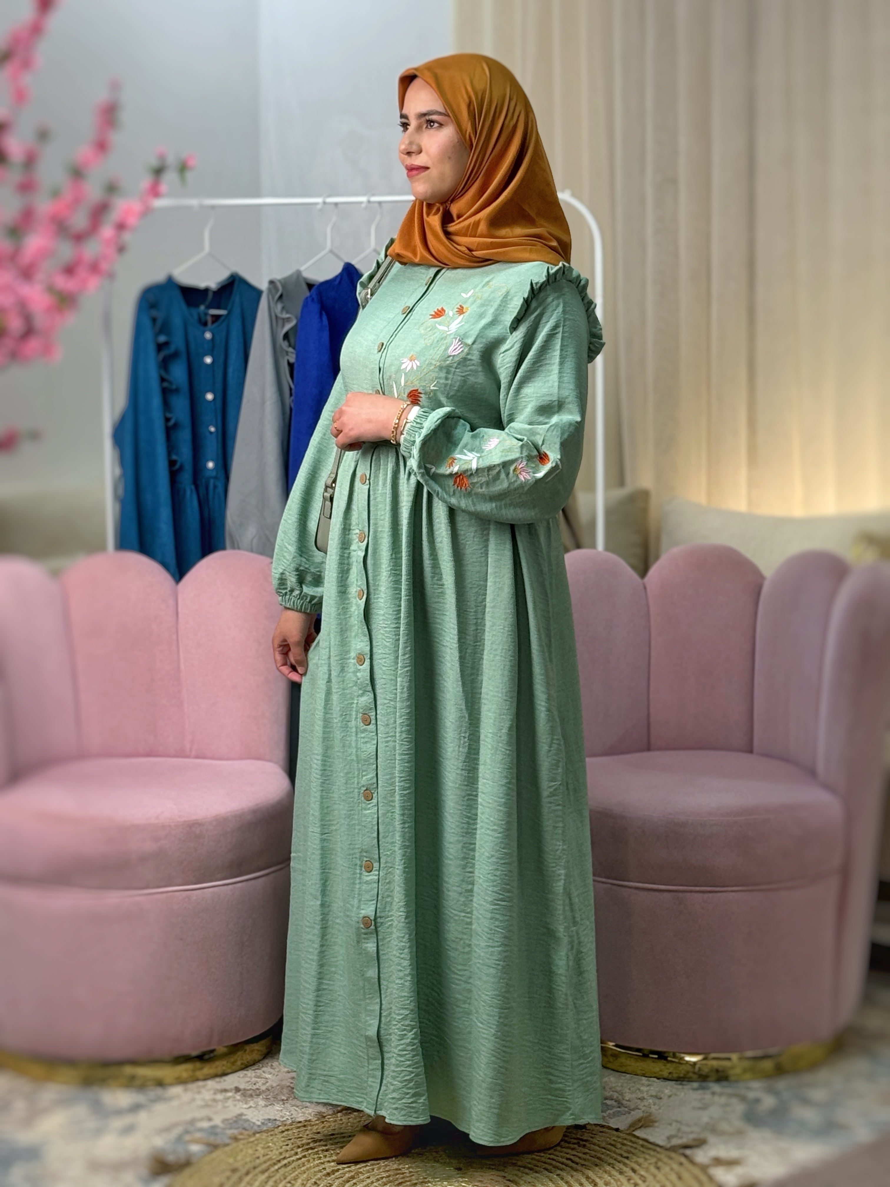 Robe CELIA Vert