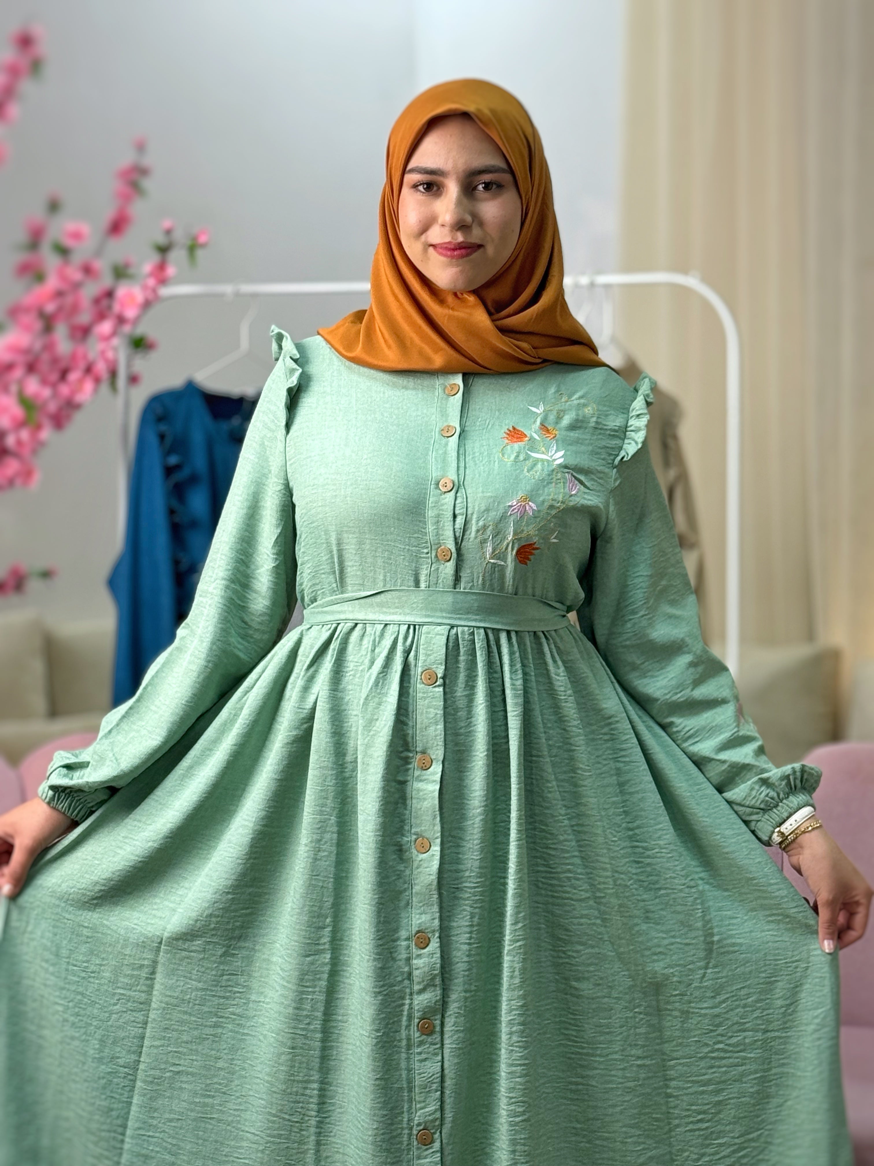 Robe CELIA Vert