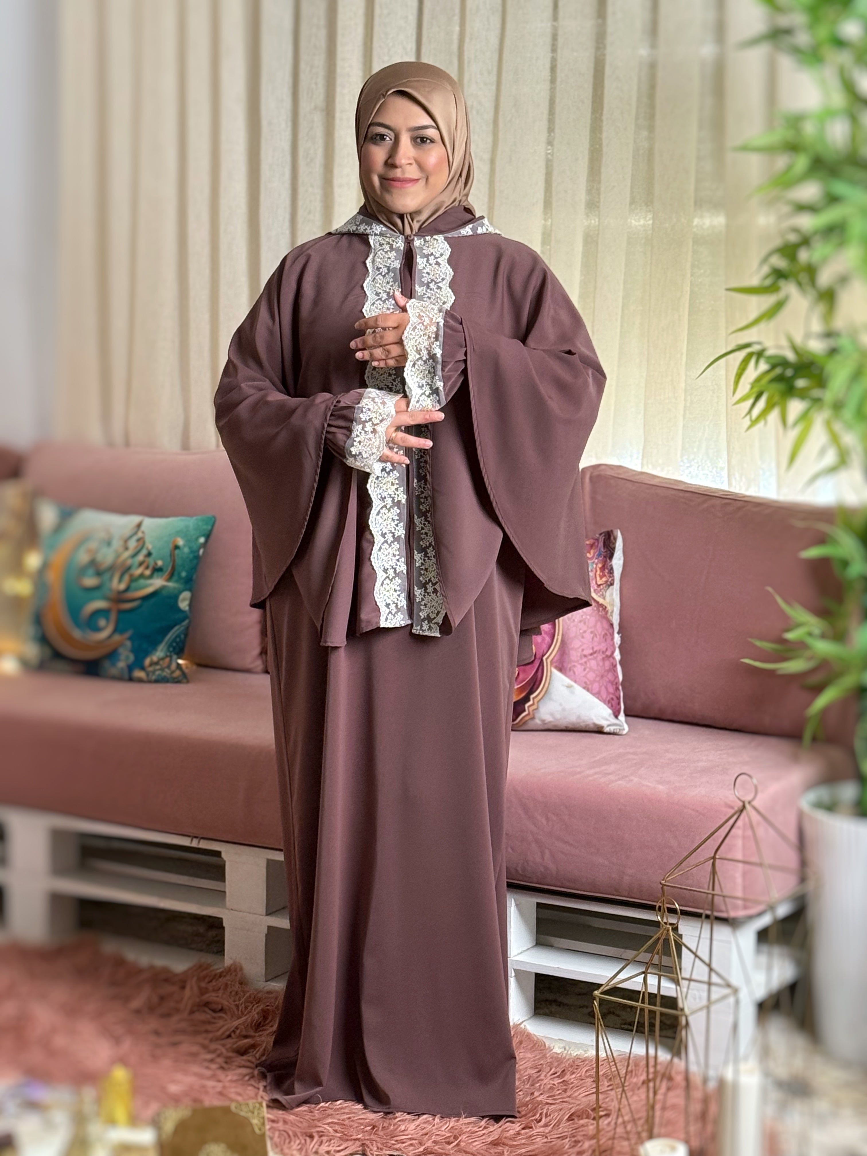 ABAYA MAYMONA Chocolat