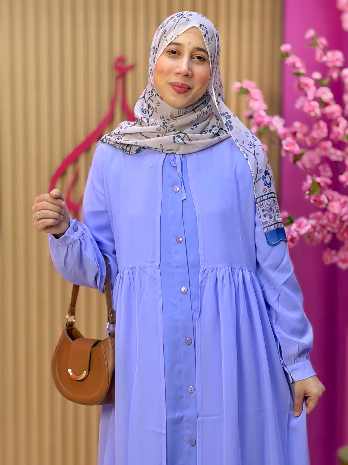 عباية يمامة بنفسجي