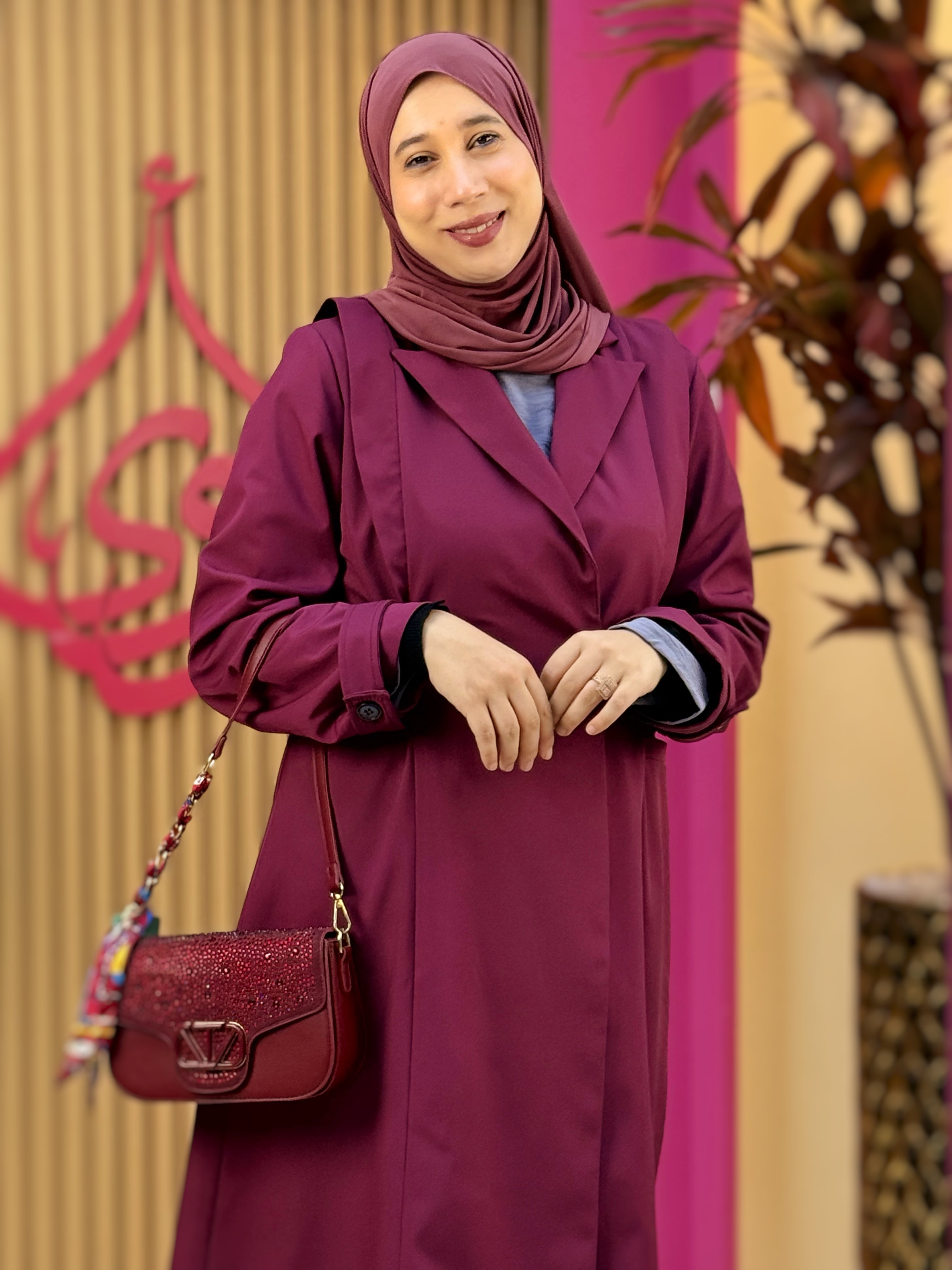 ترانش سجى عنابي