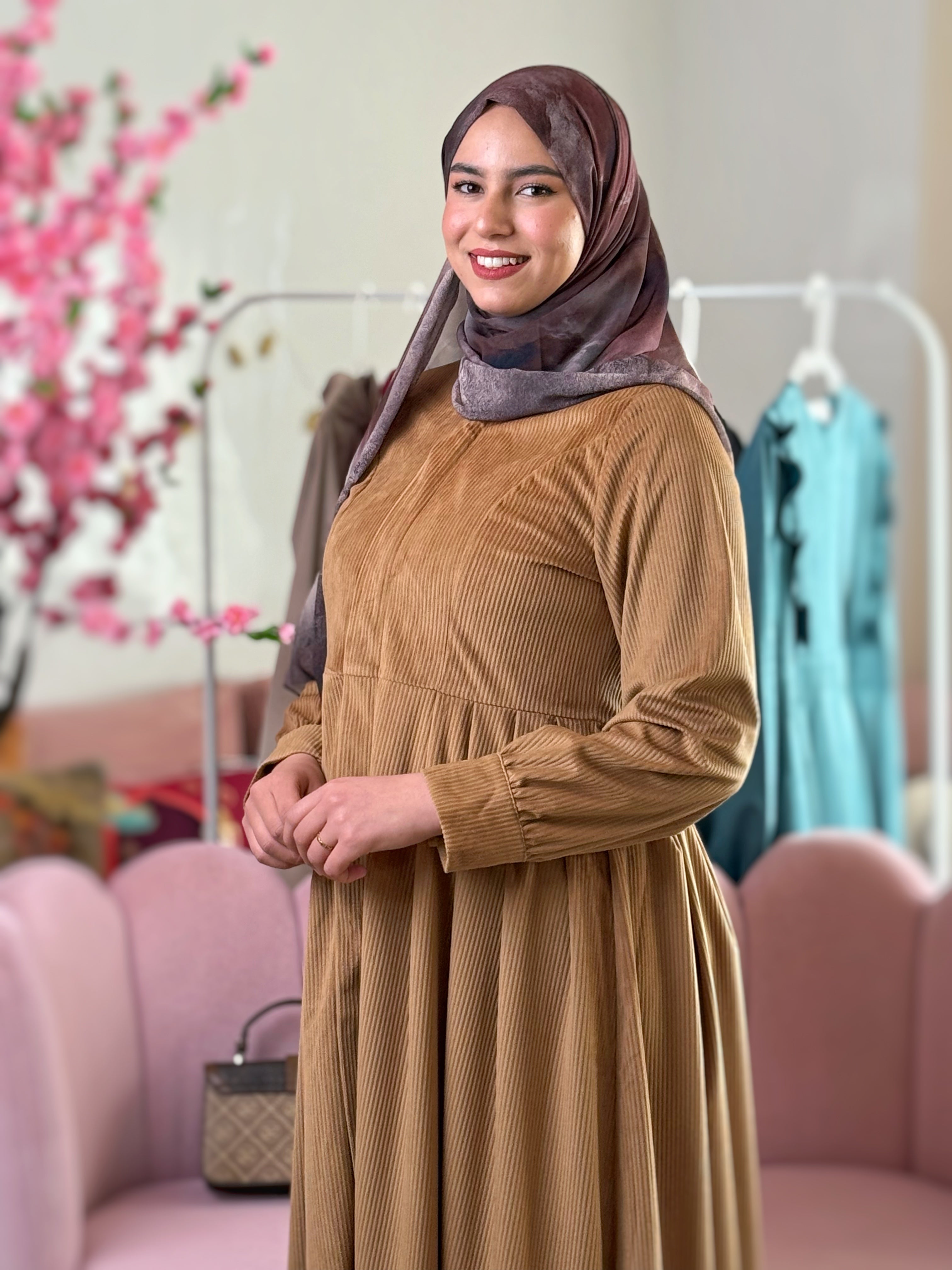 Robe SOUHAILA Camel