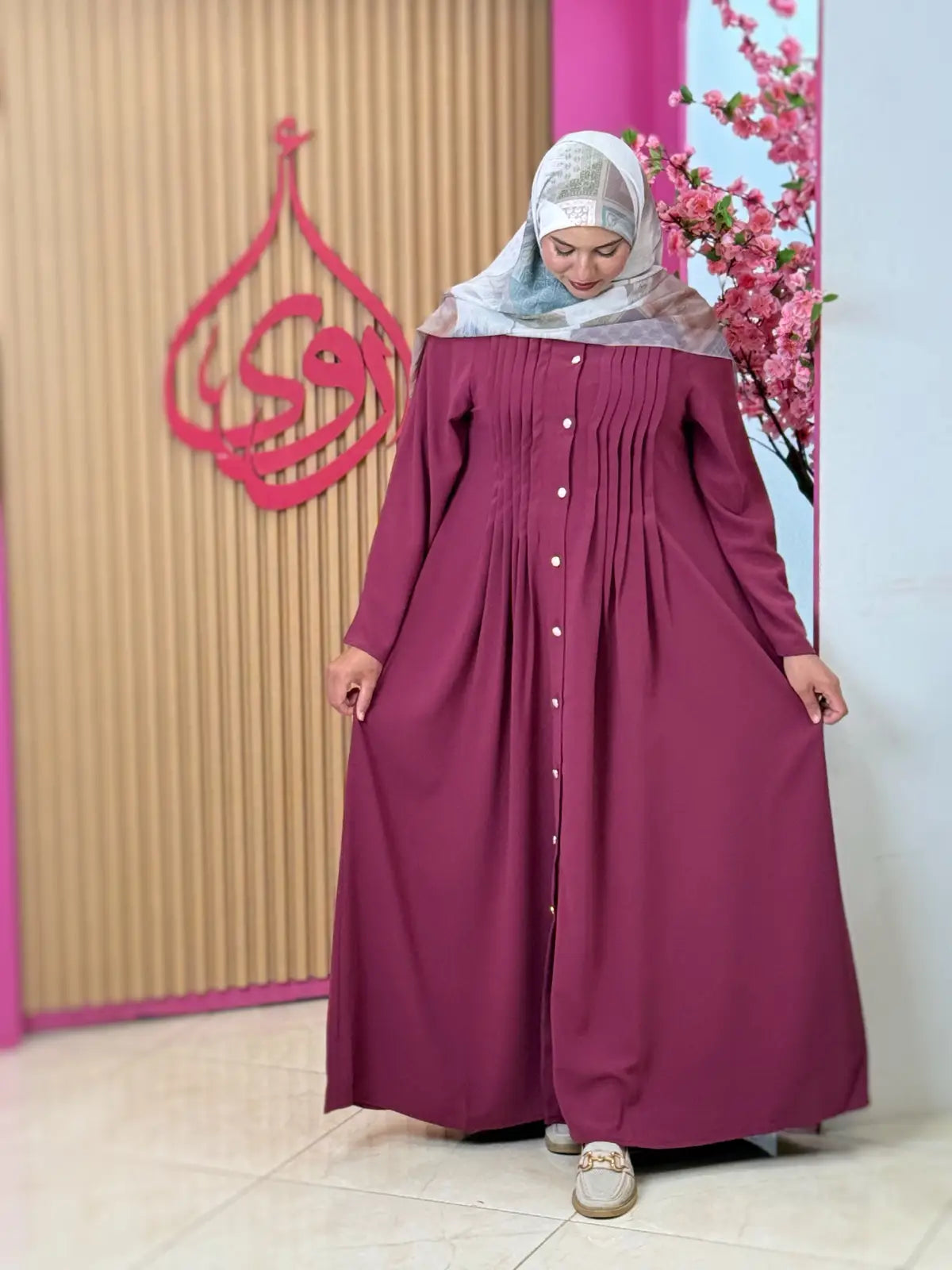 فستان ريماس بنفسجي
