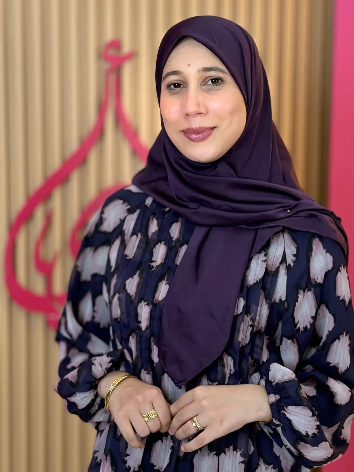 طقم إيناس بنفسجي