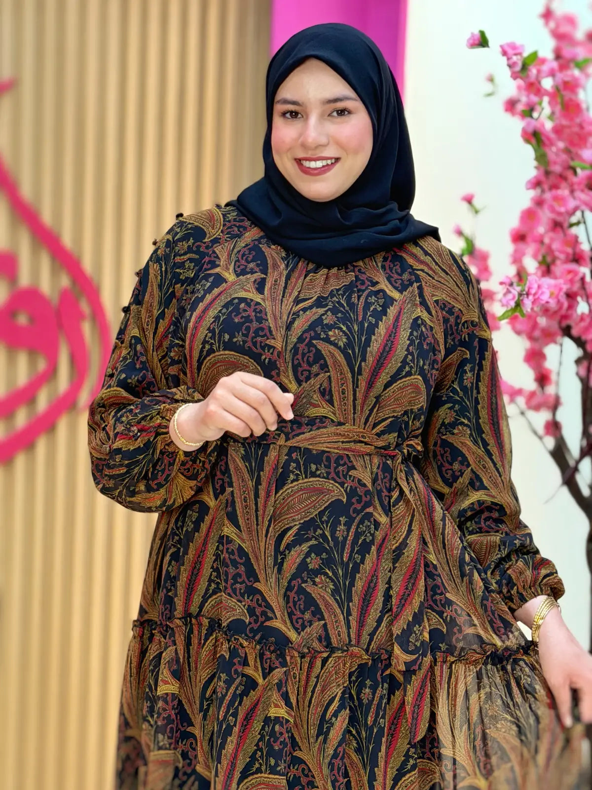 فستان إيلاف أسود