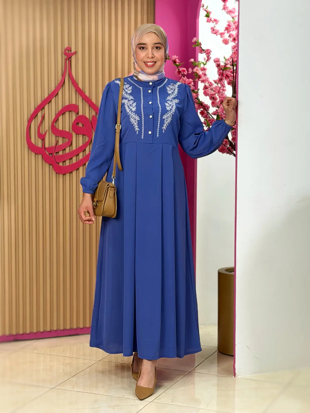 فستان سيرين أزرق