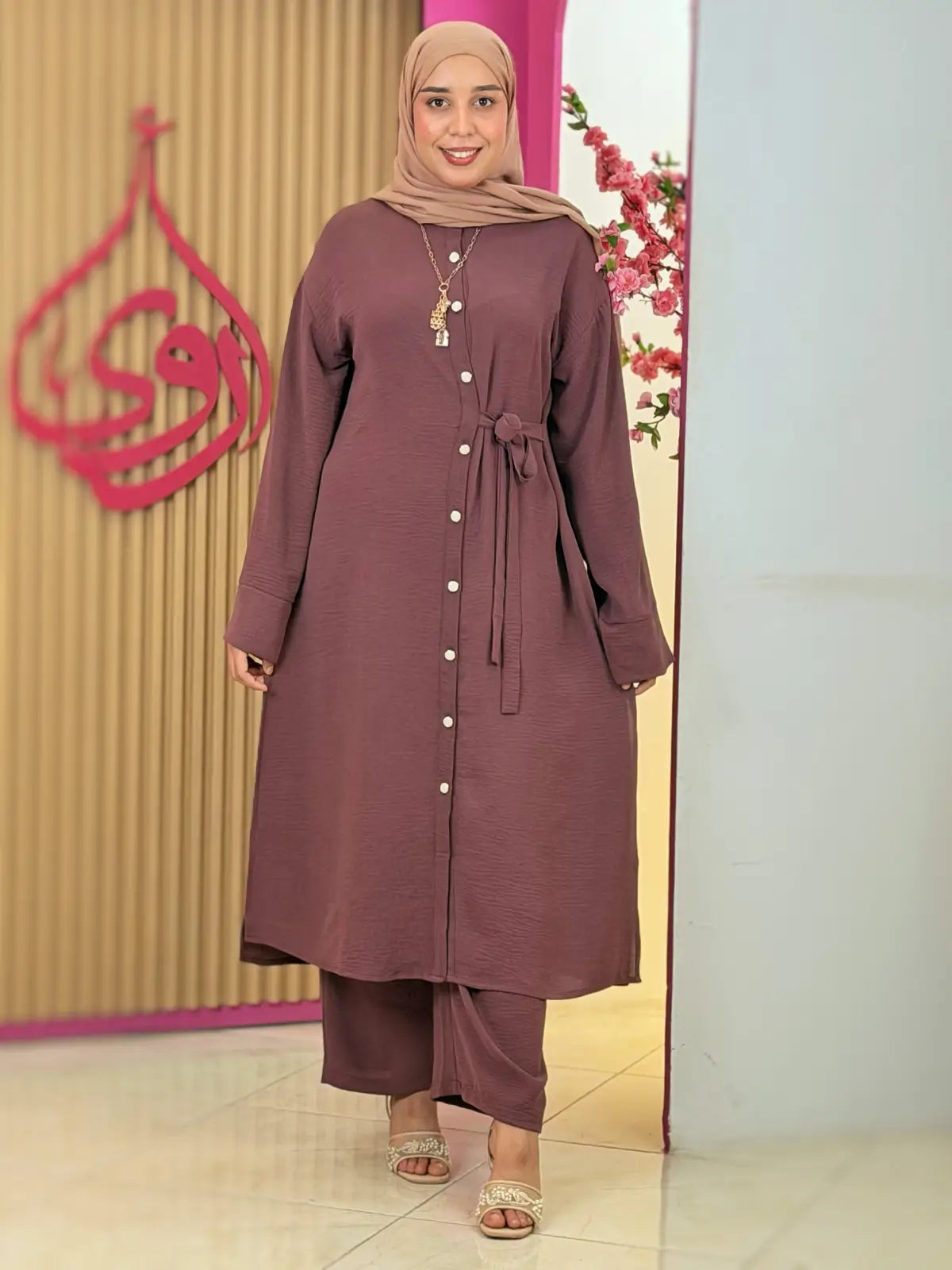 طقم نهاد بنفسجي