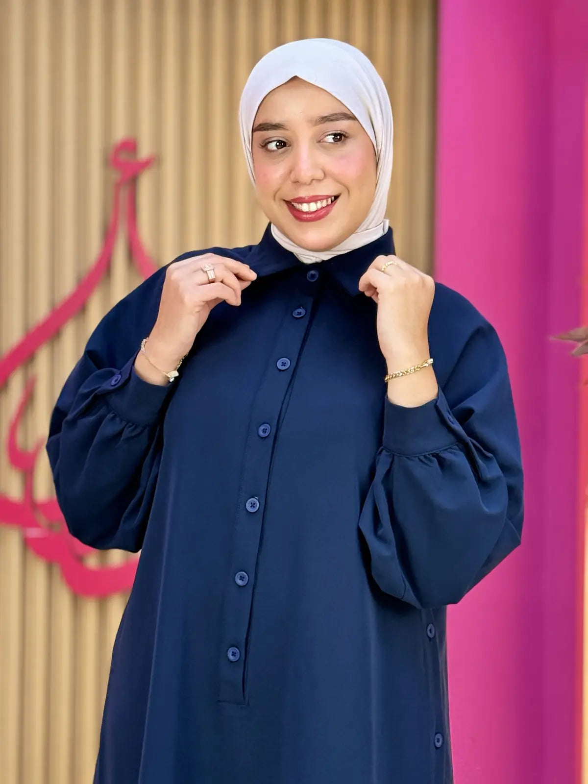طقم ريتال أزرق غامق