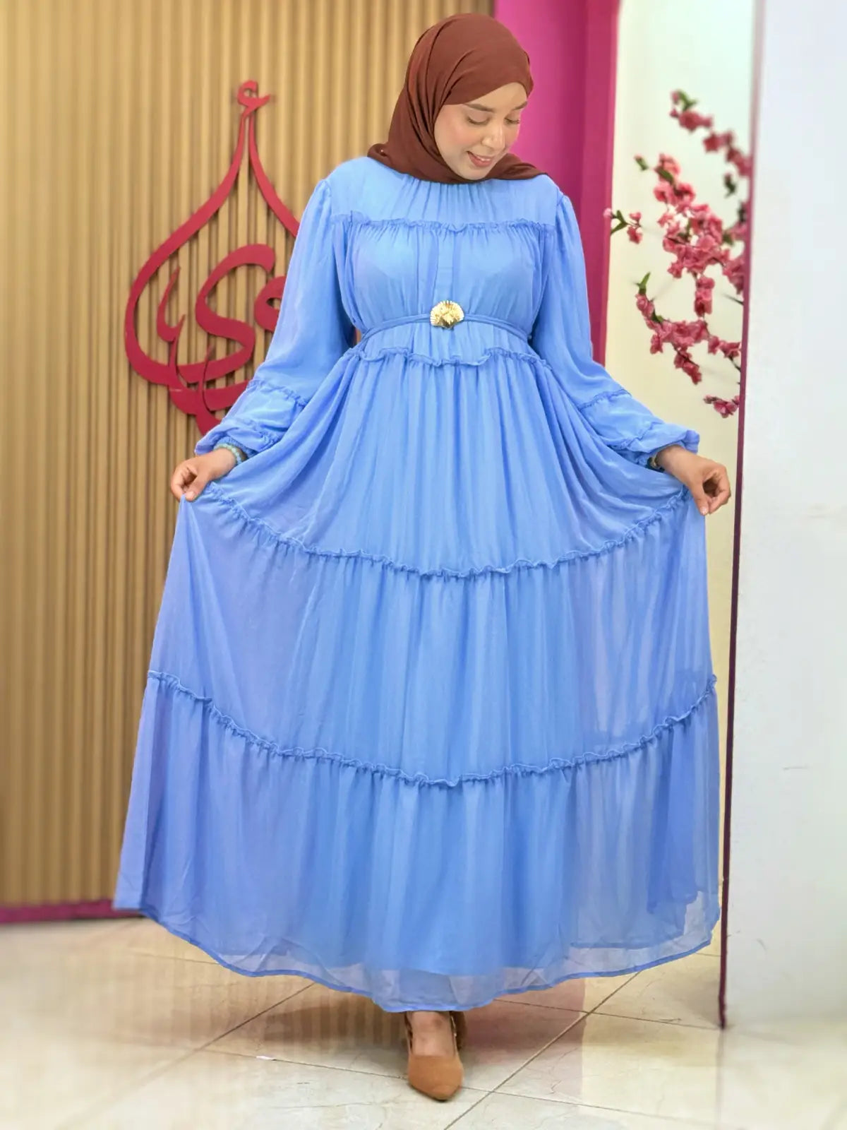 فستان روح أزرق