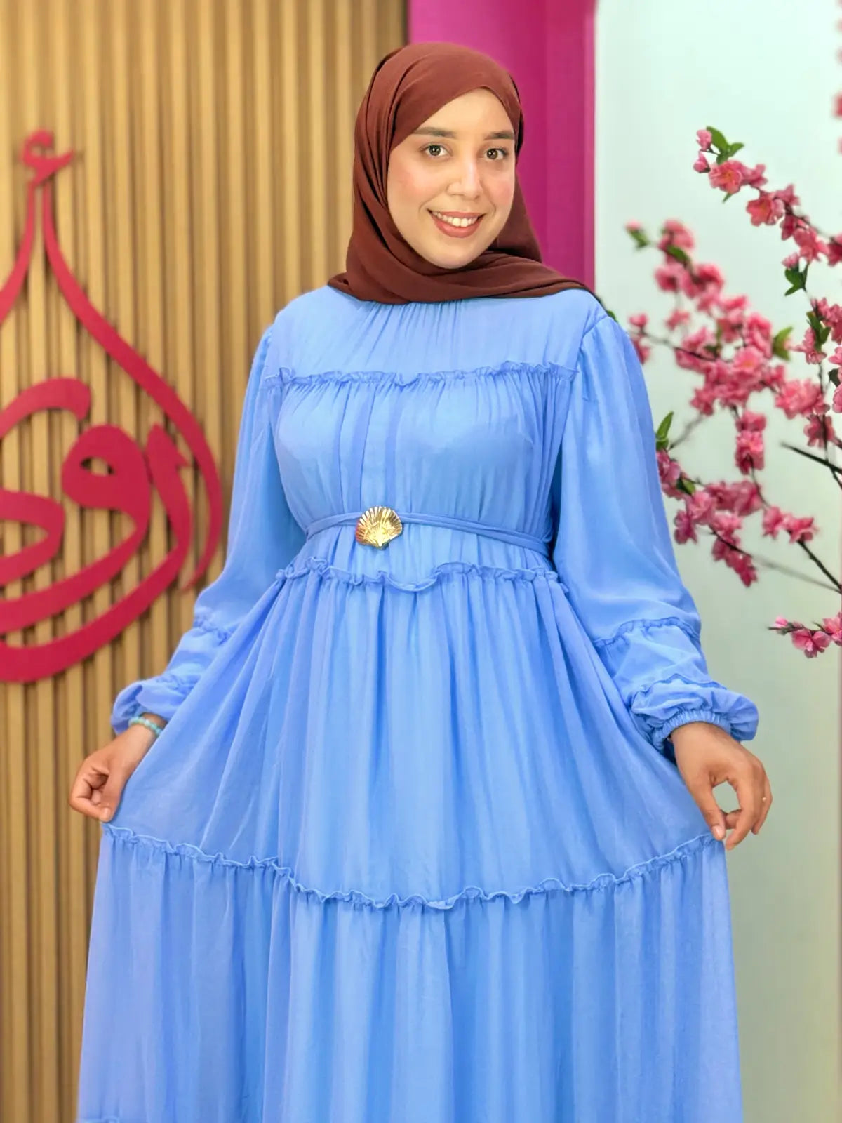 فستان روح أزرق