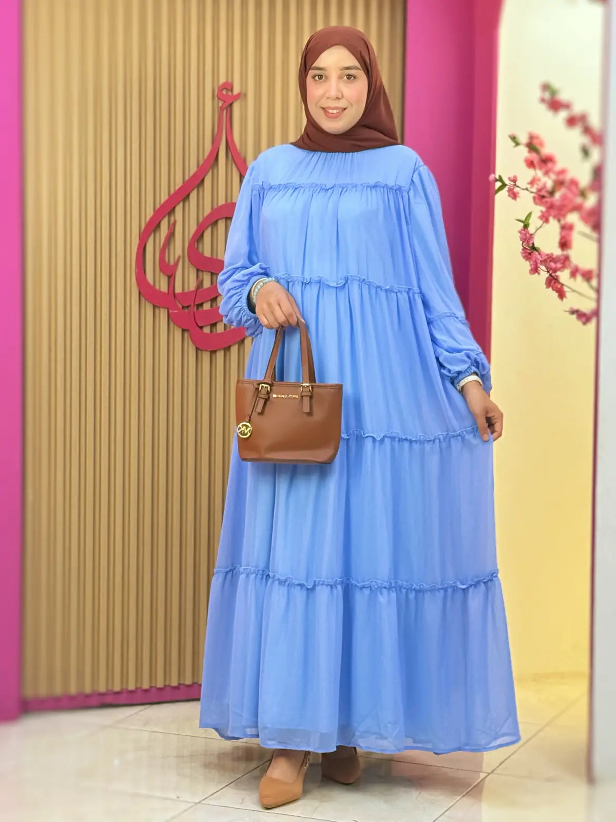 فستان روح أزرق