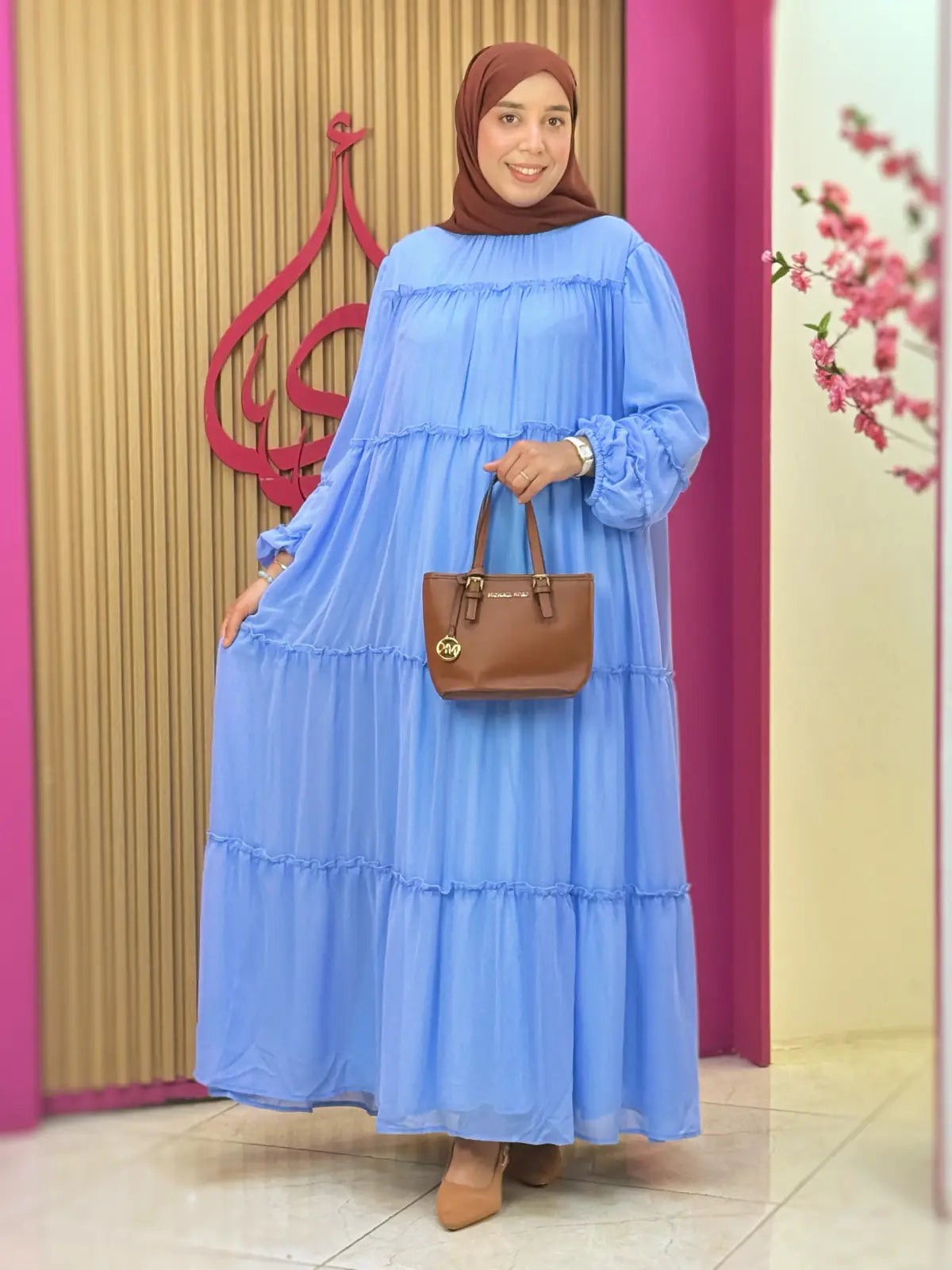 فستان روح أزرق