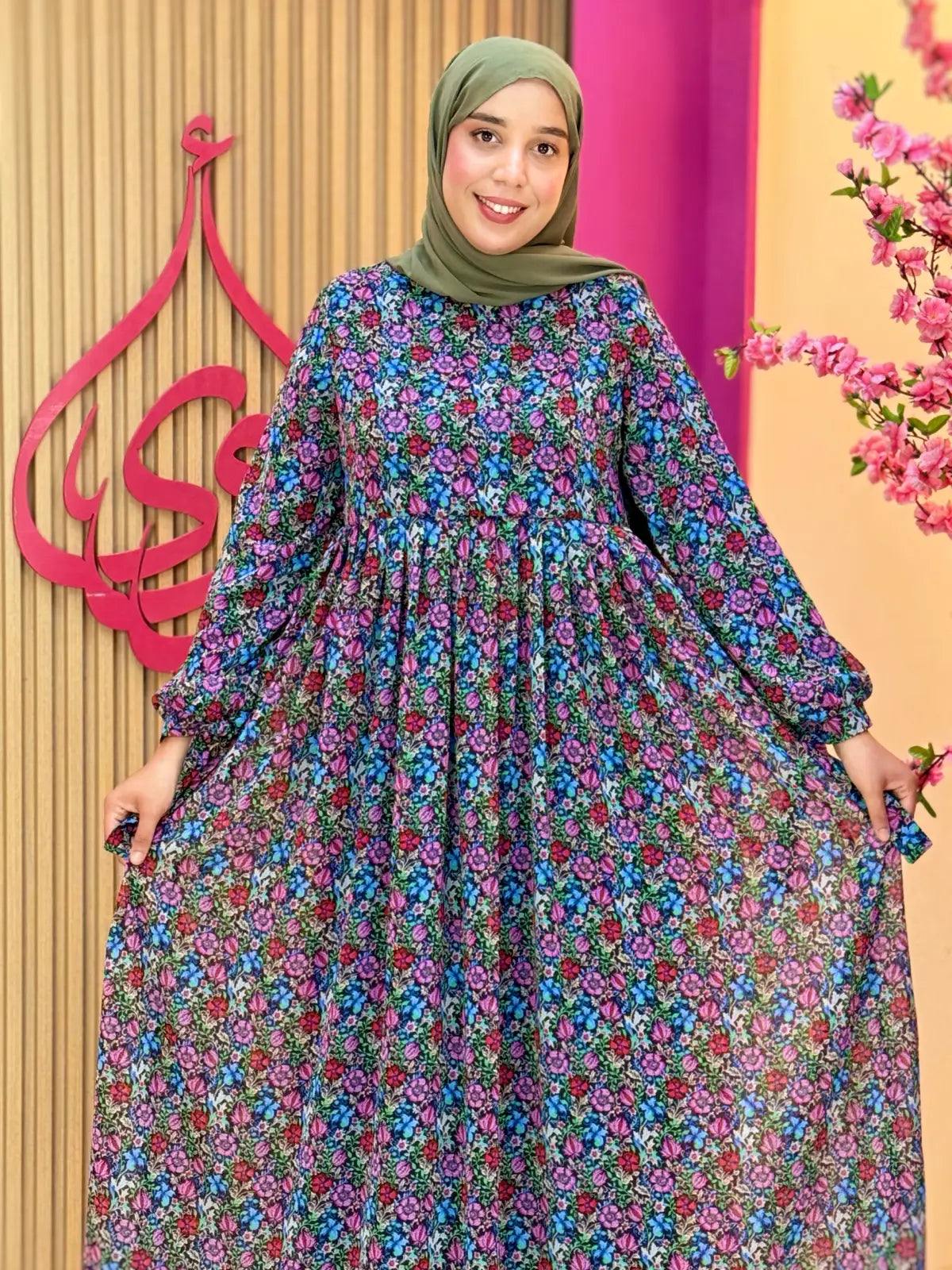فستان أنغام بنفسجي