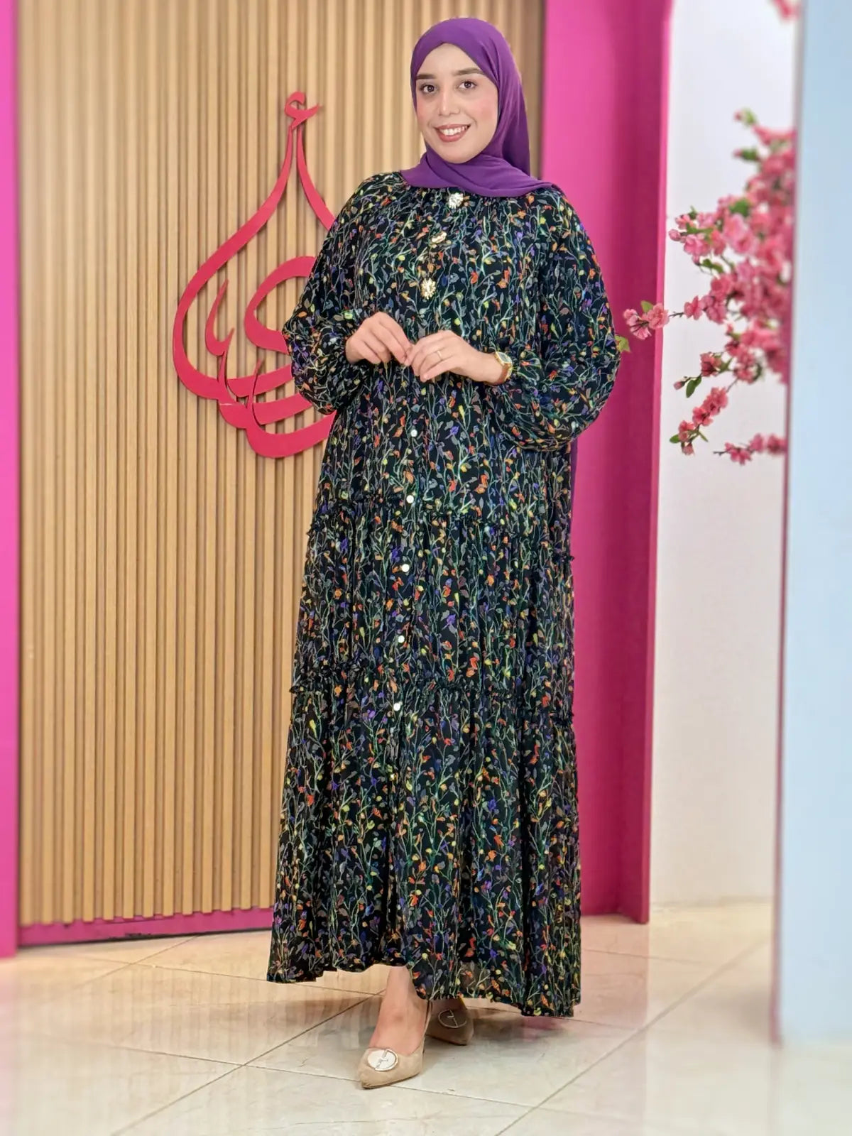 فستان إيلاف أسود