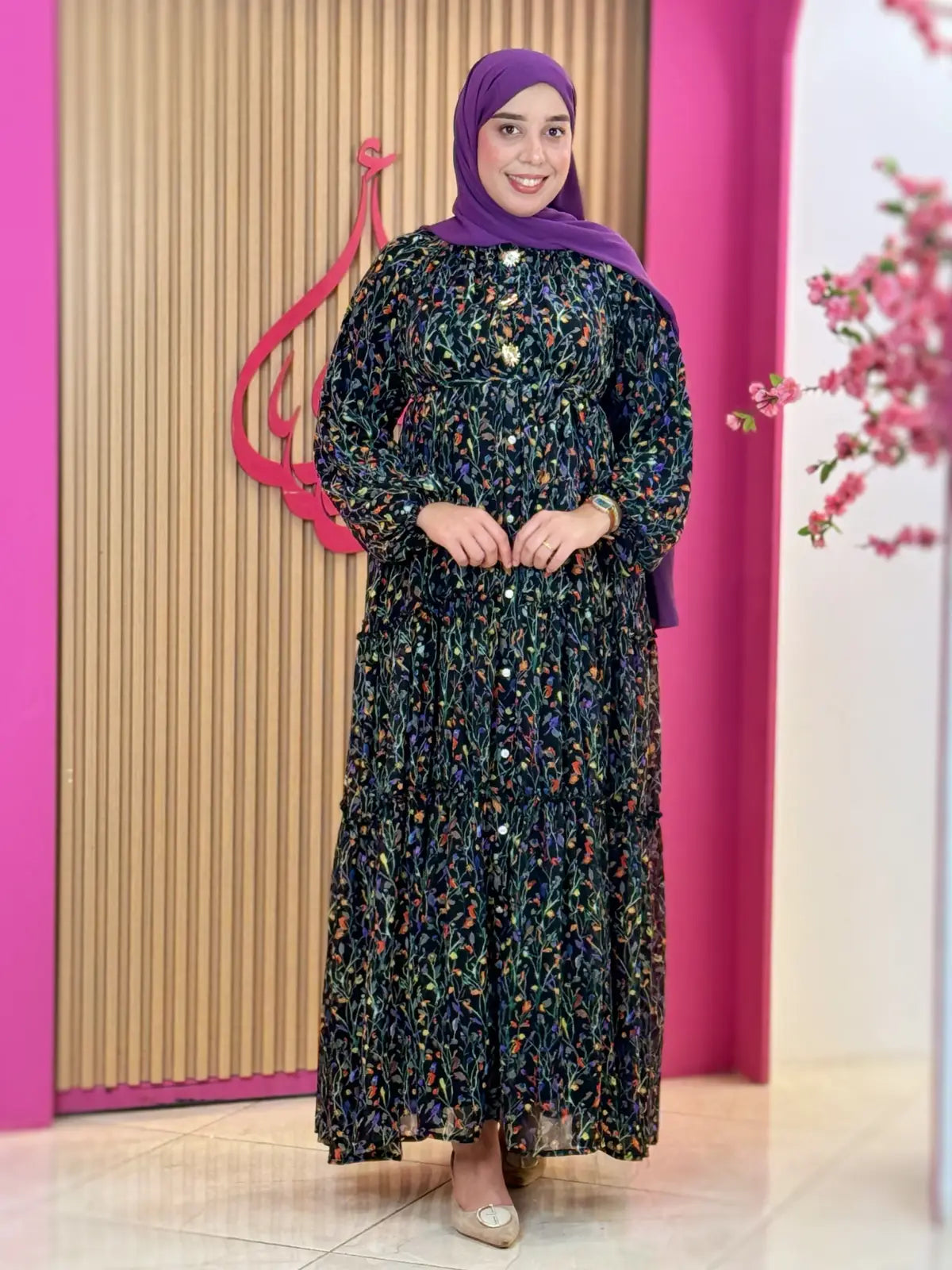 فستان إيلاف أسود
