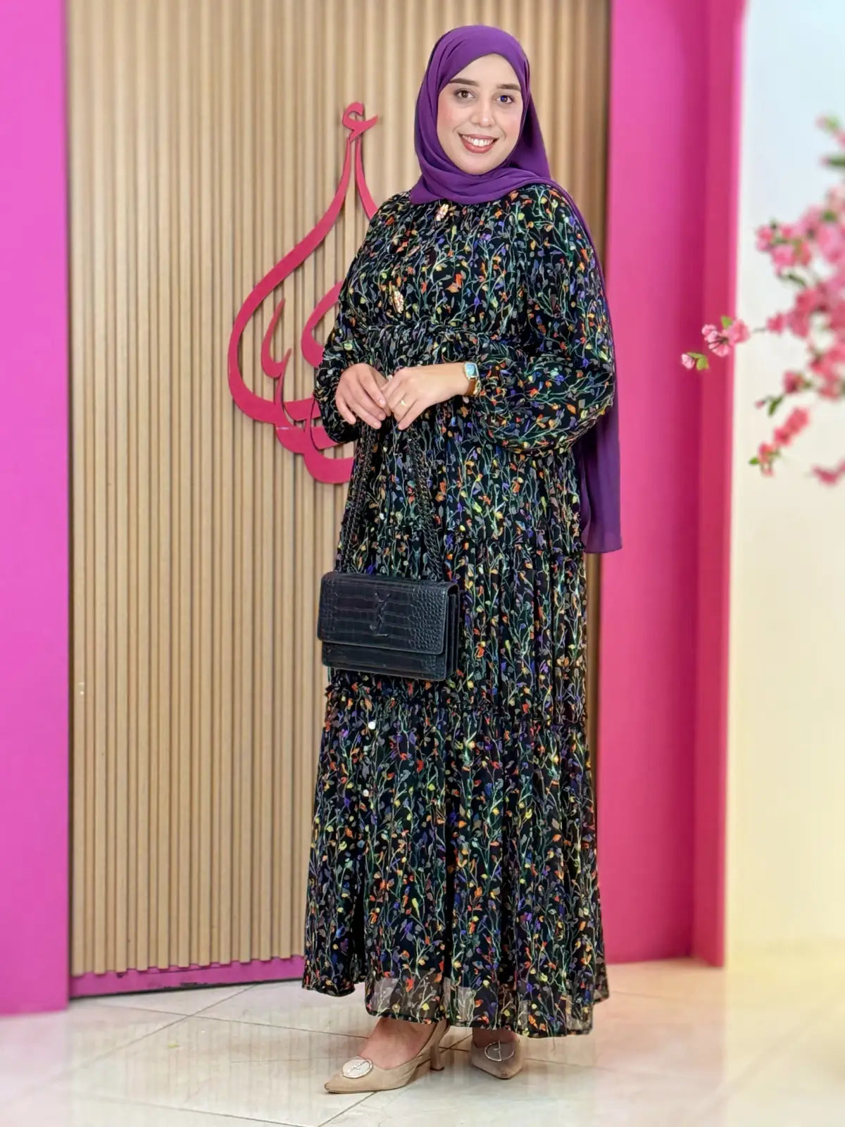 فستان إيلاف أسود