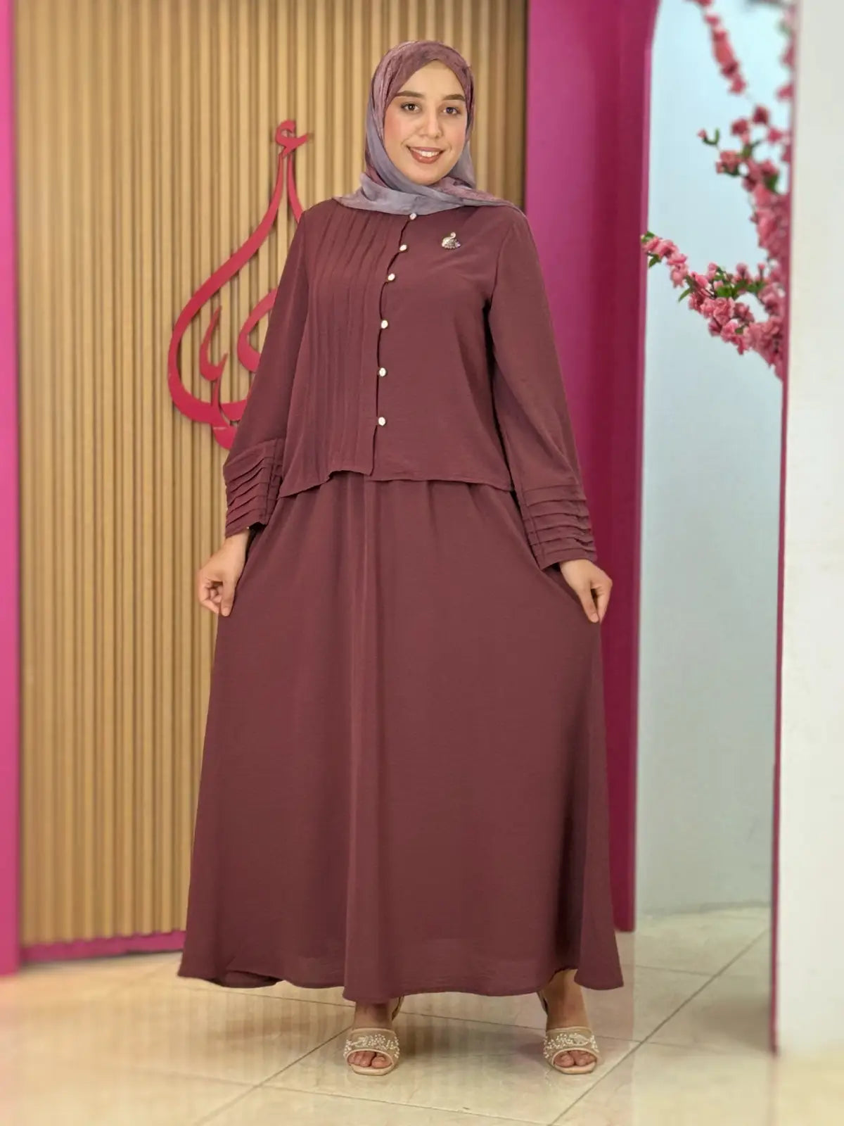 طقم سيليا بنفسجي