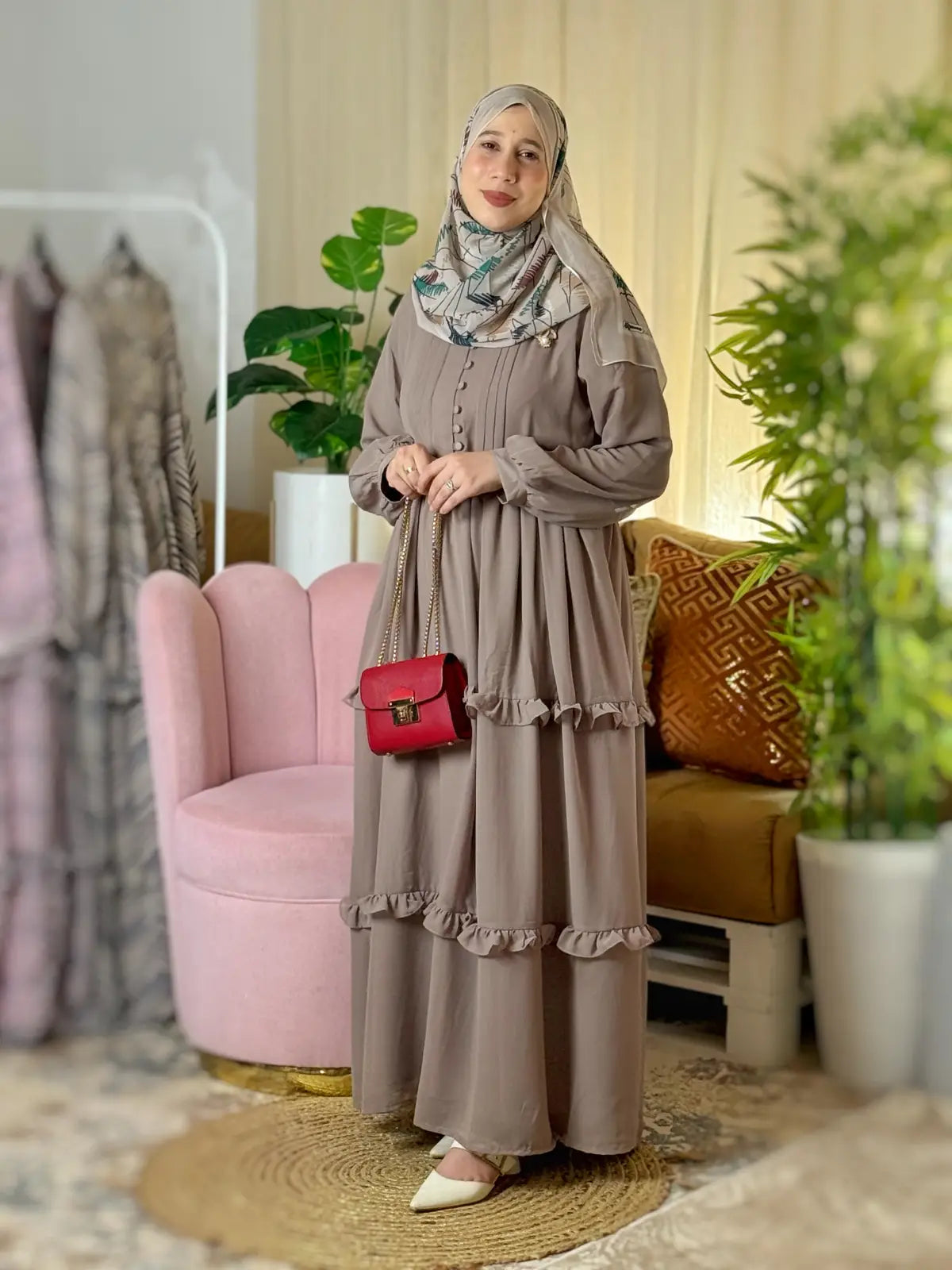 Robe FAYZA Khaki
