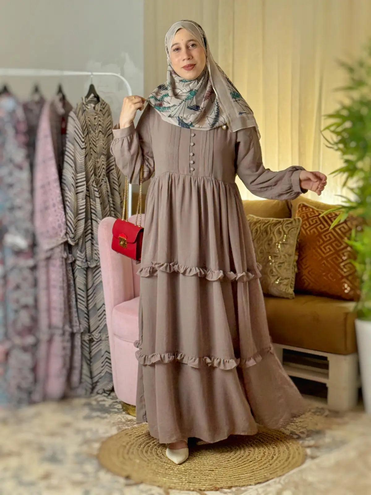 Robe FAYZA Khaki