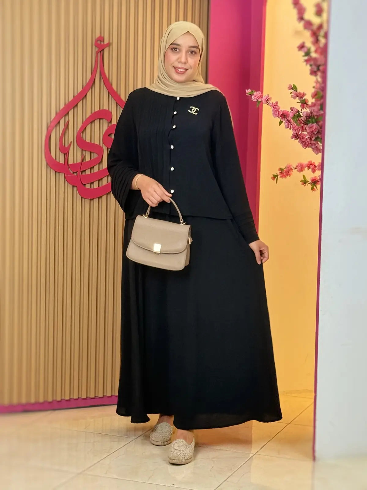 طقم سيليا أسود