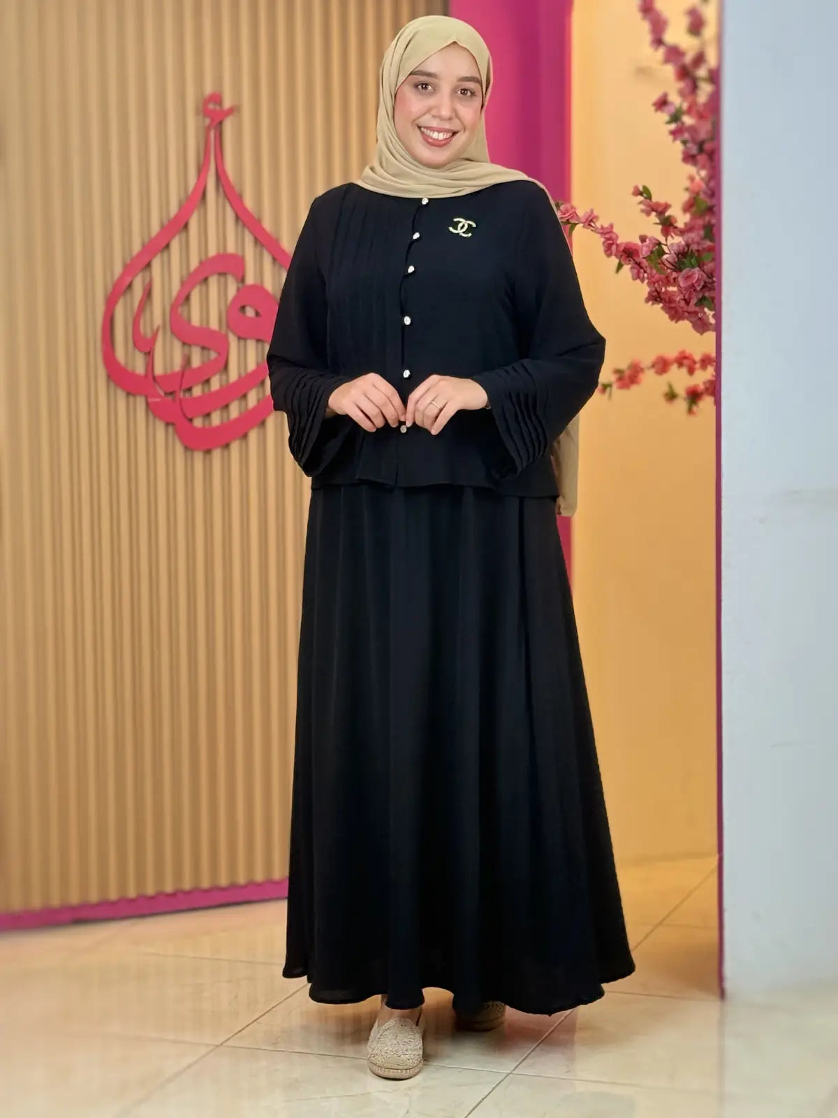 طقم سيليا أسود