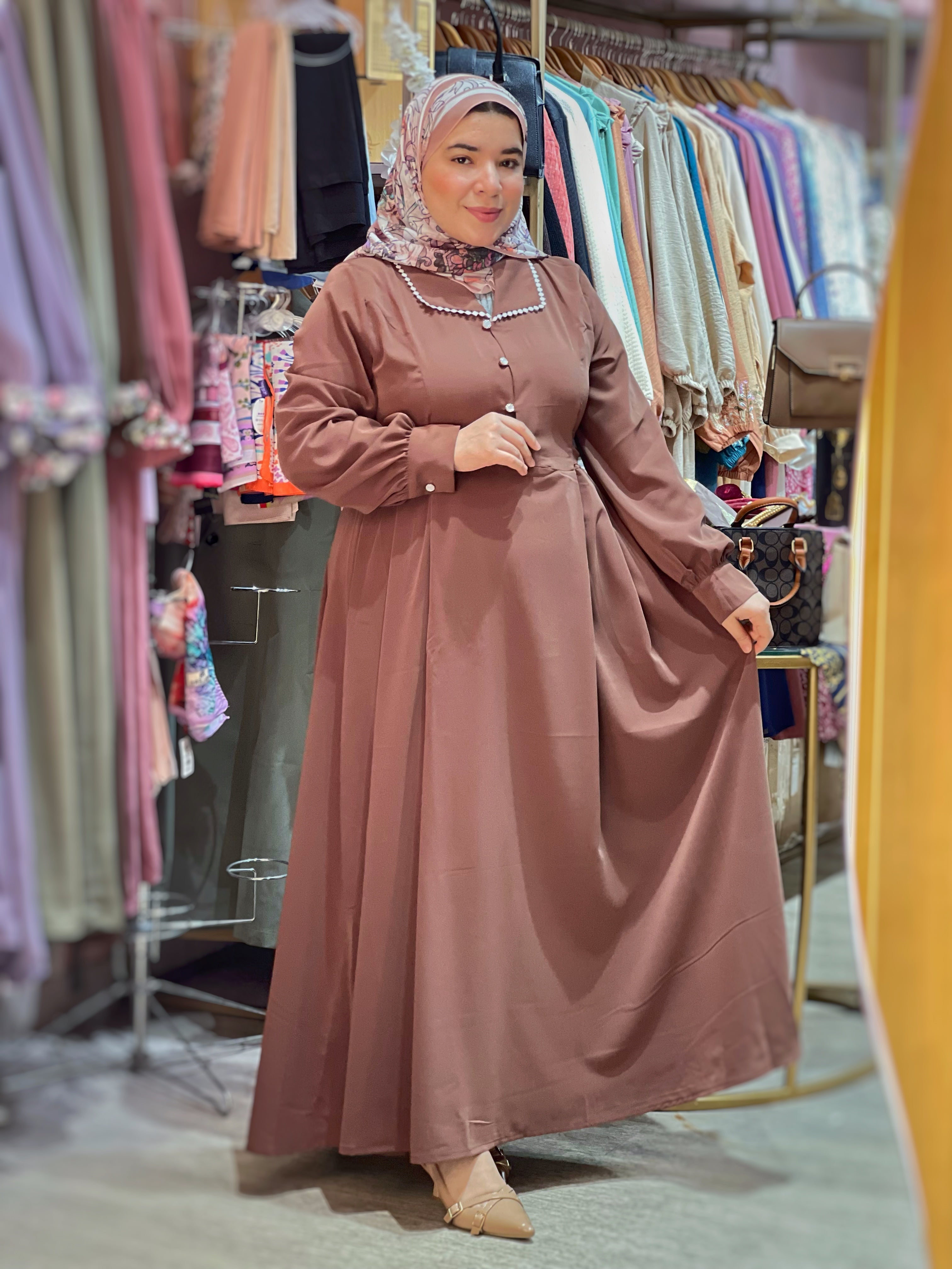 فستان سيدرا شكلاطي