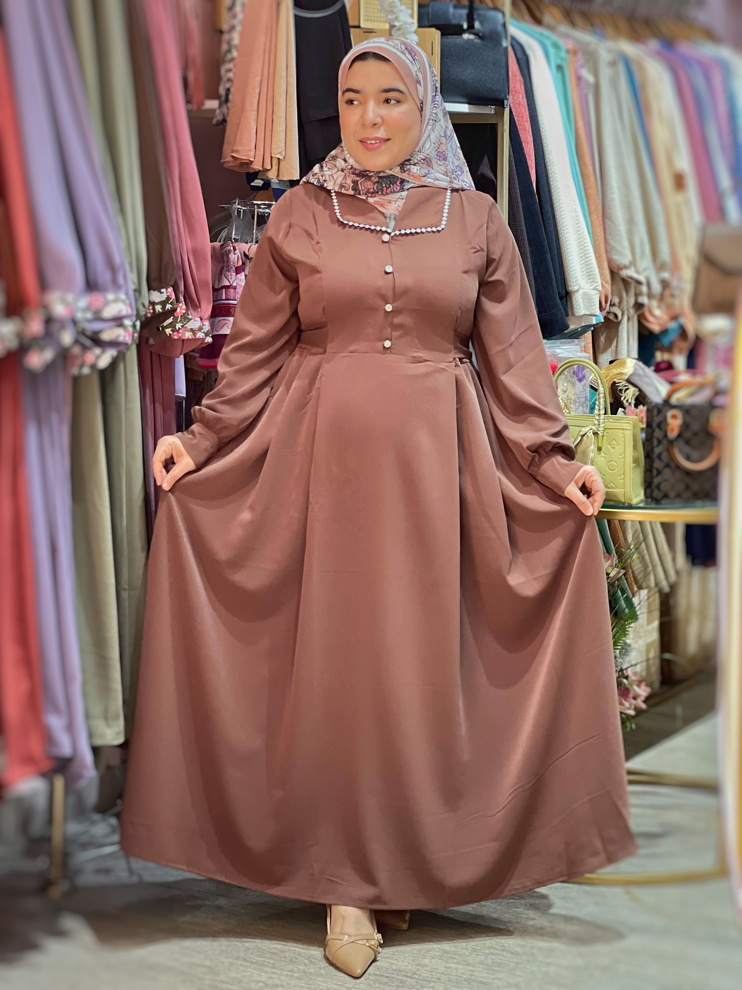 فستان سيدرا شكلاطي