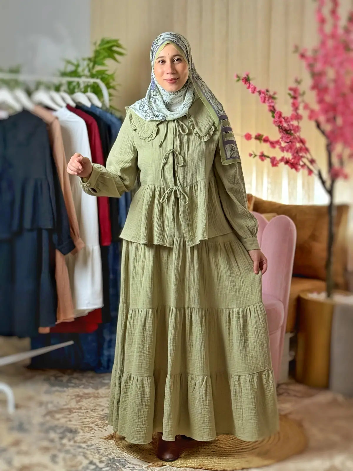 طقم خيال أخضر