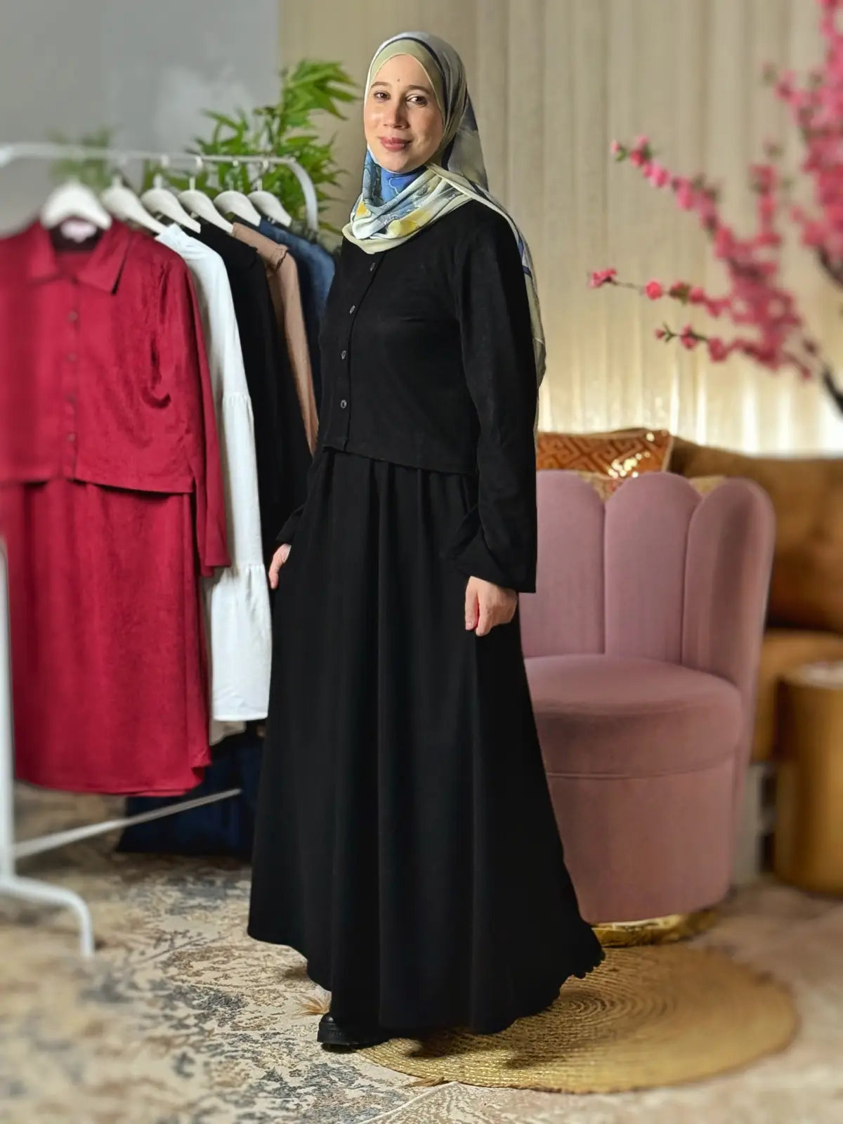 طقم هناء أسود