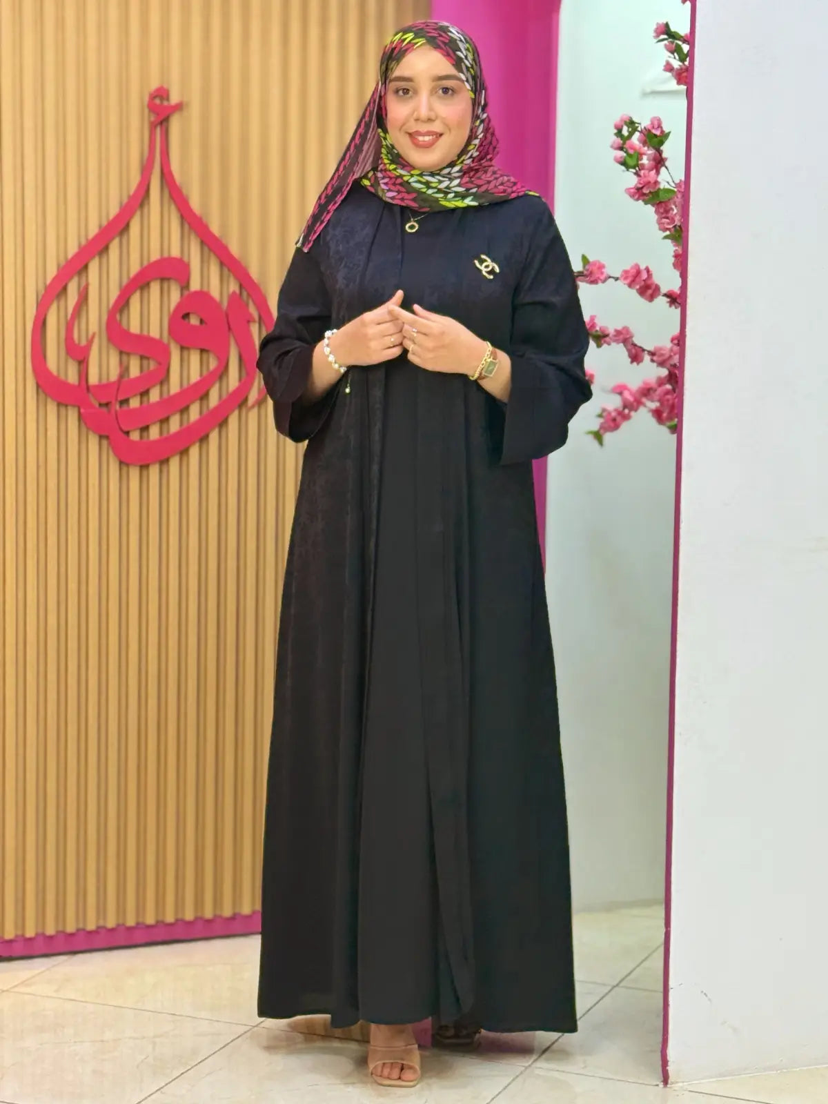 عباية لجين أسود