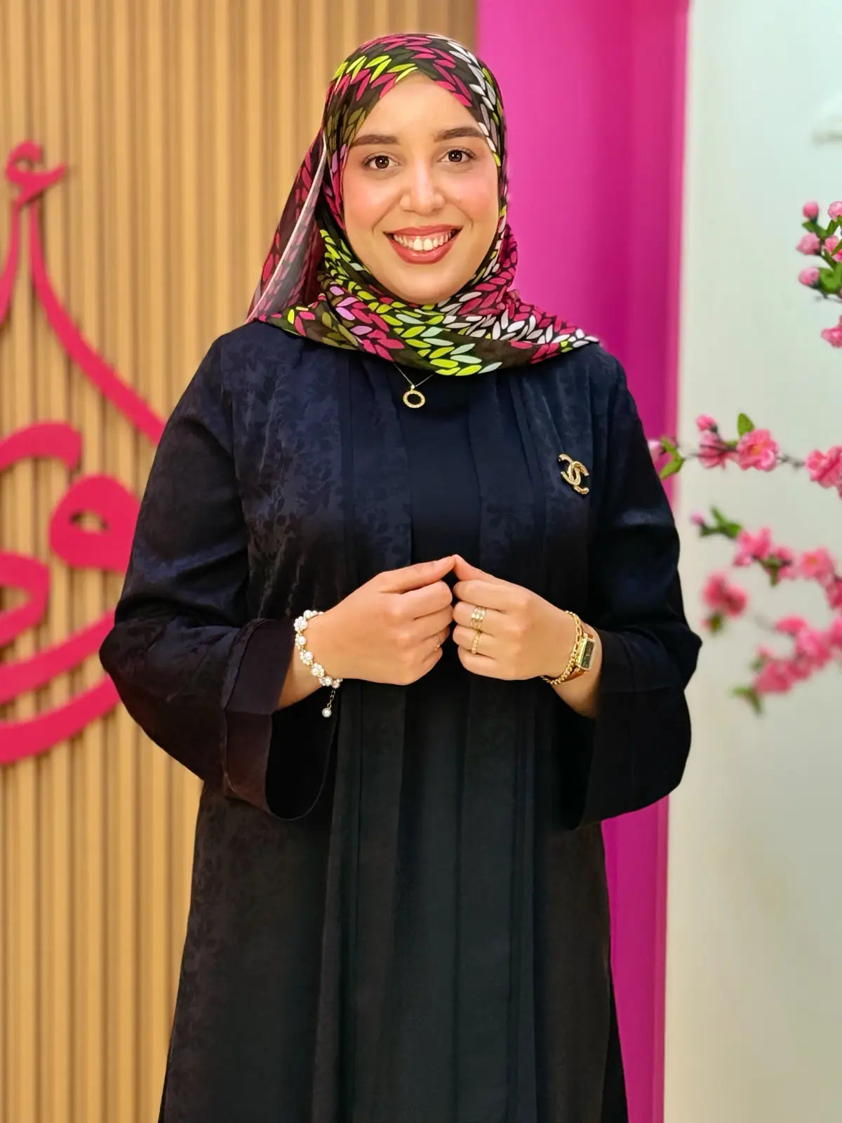 عباية لجين أسود