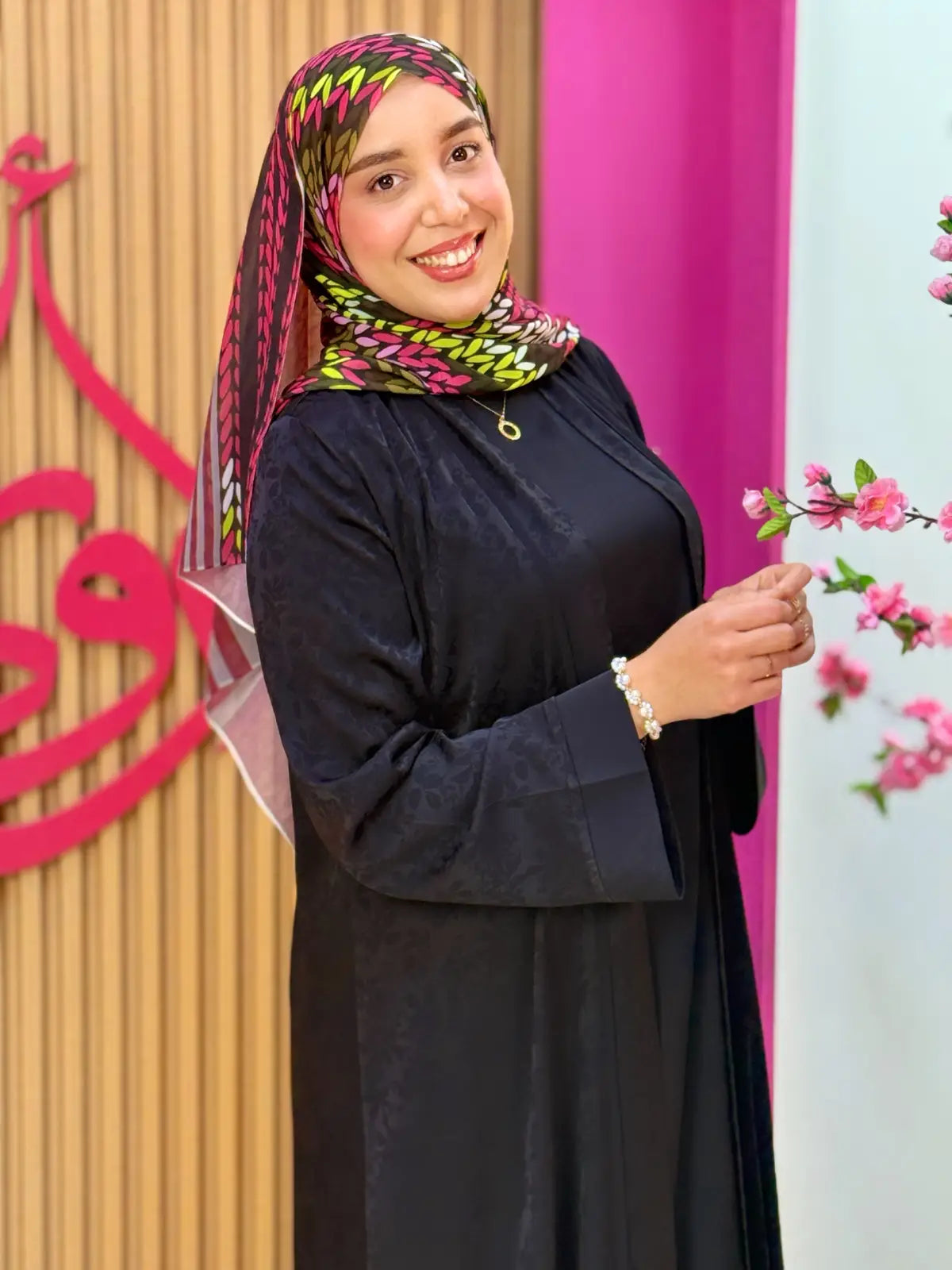 عباية لجين أسود