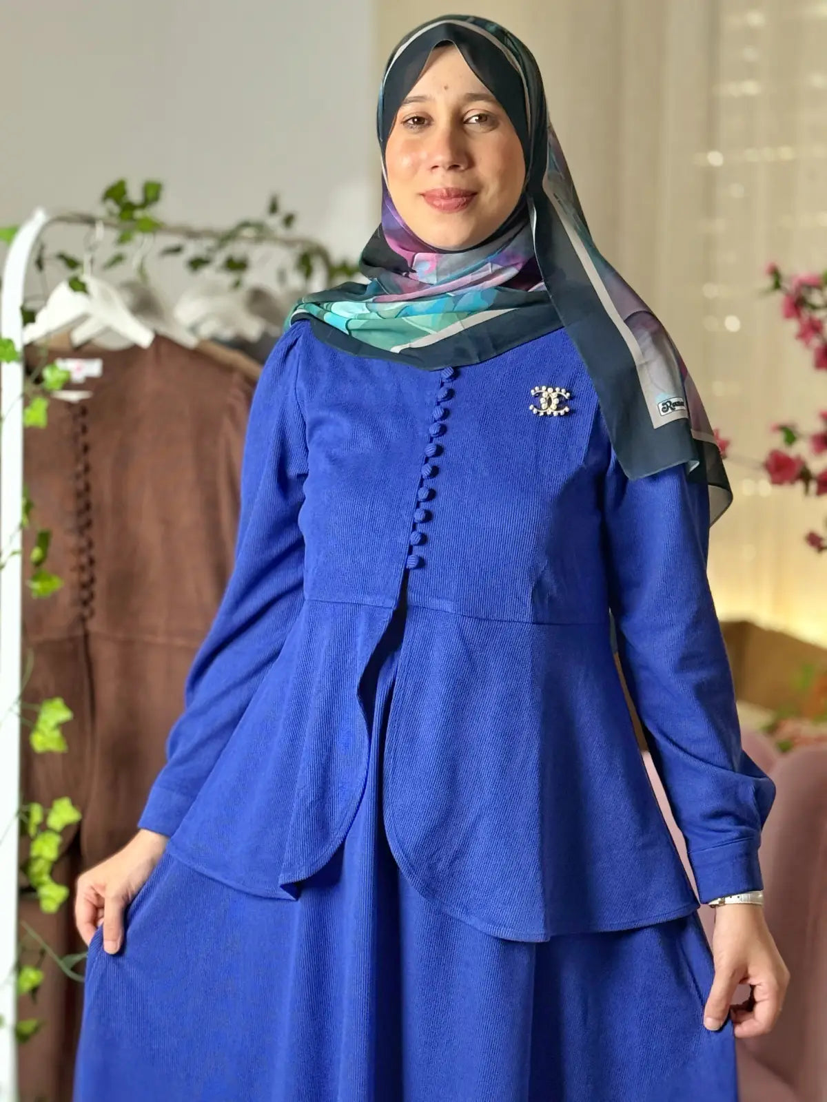 طقم رقية أزرق ملكي