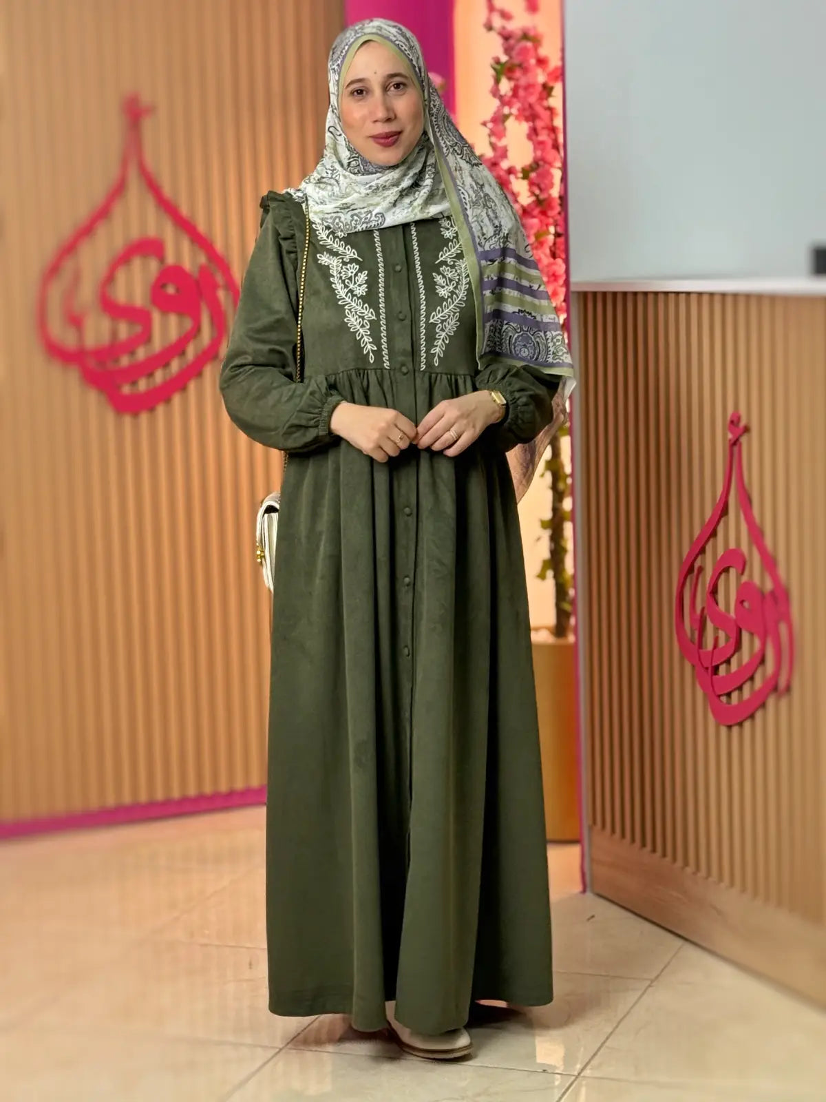 فستان سيرين أخضر