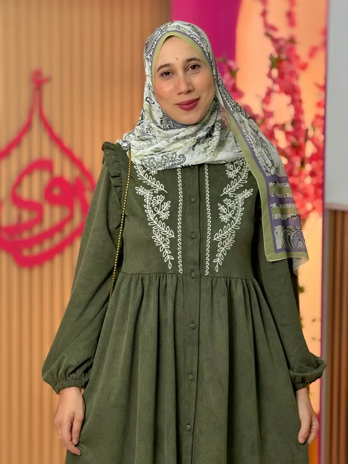 فستان سيرين أخضر