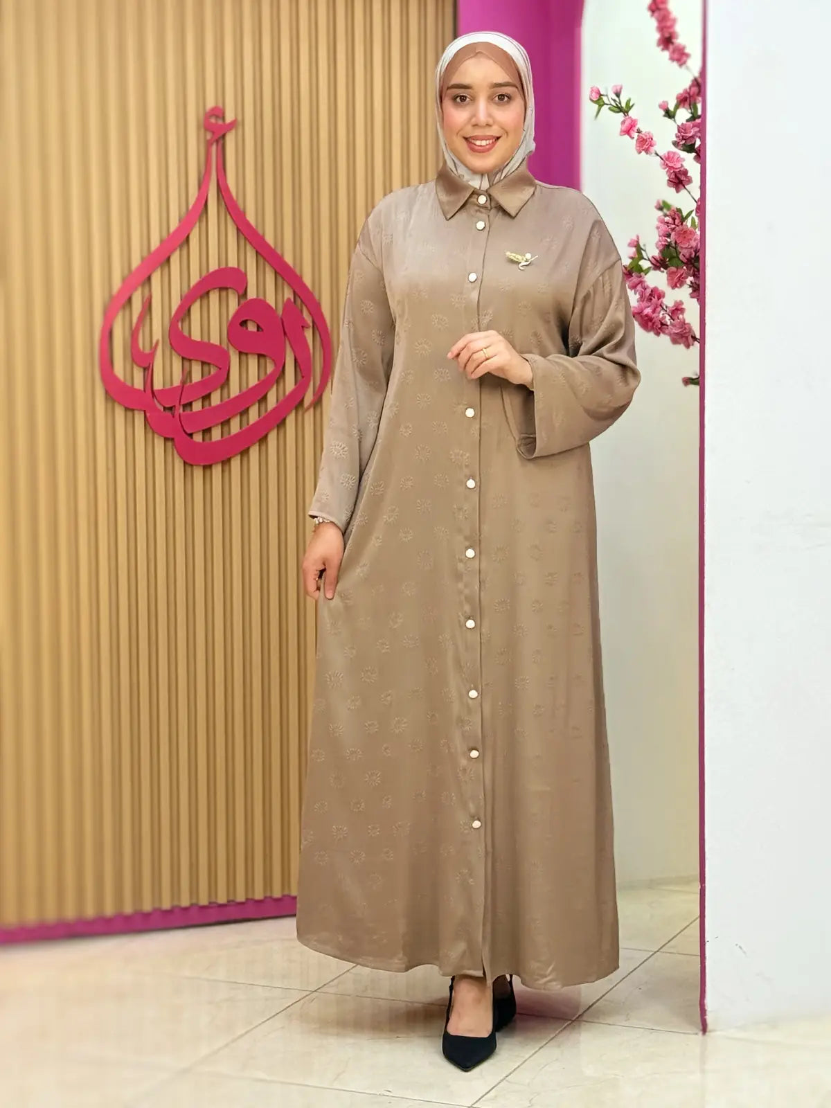 فستان رحاب بيج