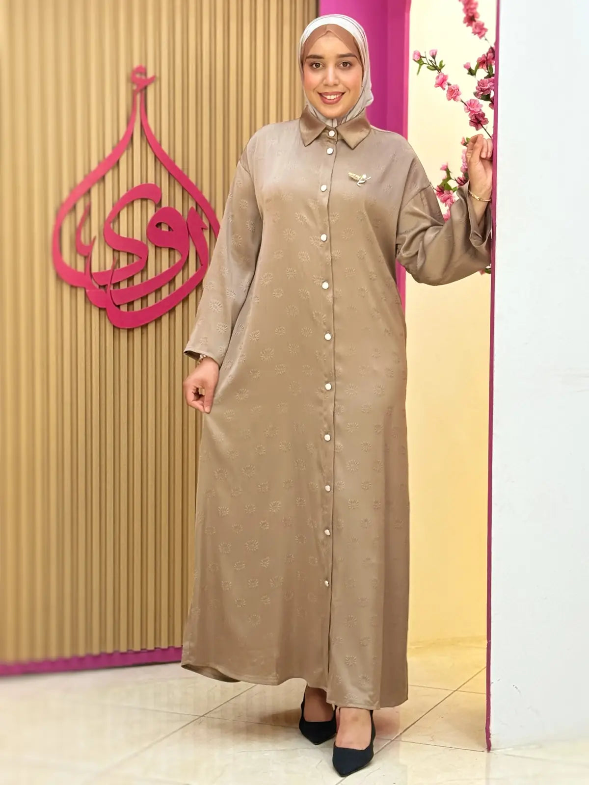 فستان رحاب بيج
